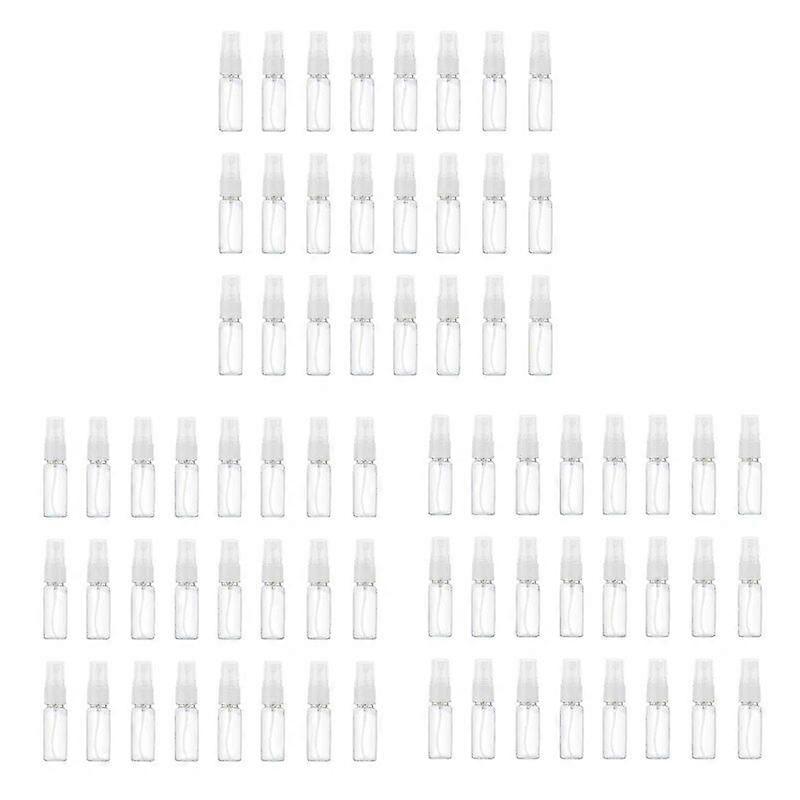 72Pcs 20Ml Transparent Empty Spray Bottles Portable Refillable Fine Mist Sprayer Bottles