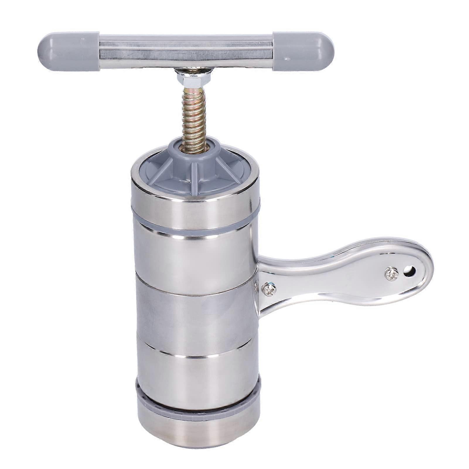 Noodle Maker Pasta Maker Machine with 5 Shaping Dies Manual Hand Crank for Homemade Spaghetti and Noodles