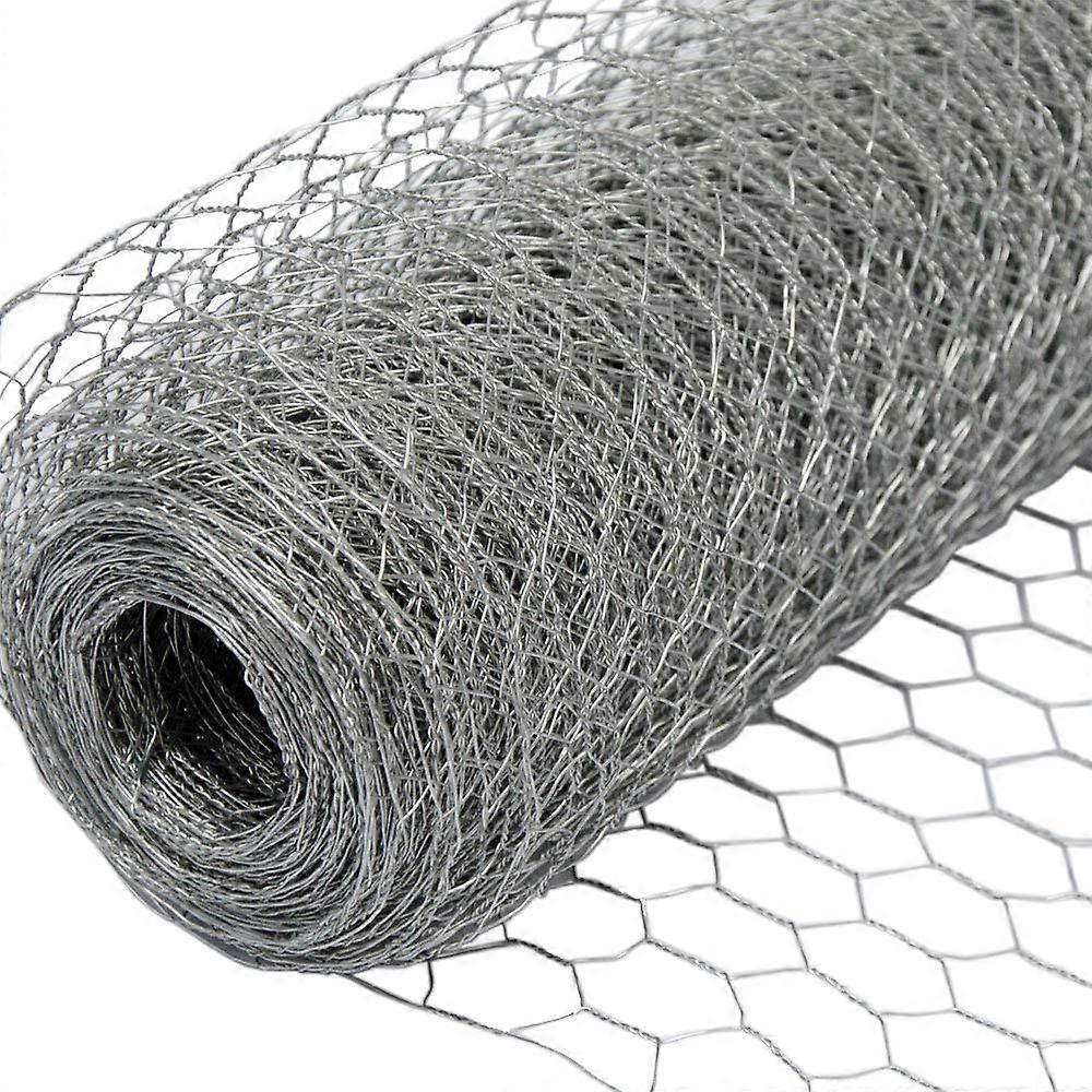 Wire mesh, rabbit wire, hexagonal, 25 m long, height 75cm, 25x25mm, galvanised