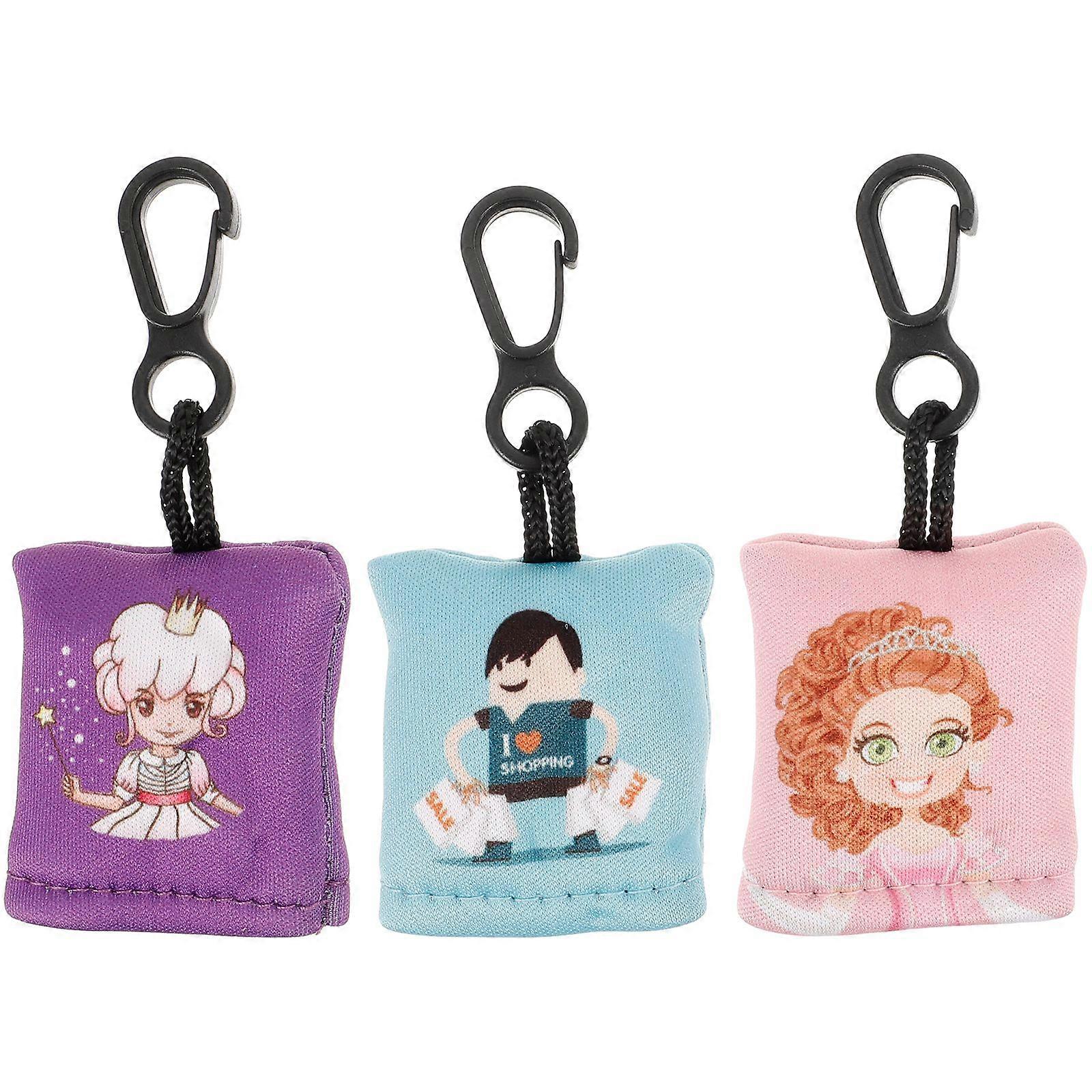 3Pcs Appareil Photo Objectif Nettoyeurs Téléphone Portable Écran Essuie-mains Porte-clés Téléphone Nettoyants Tissu