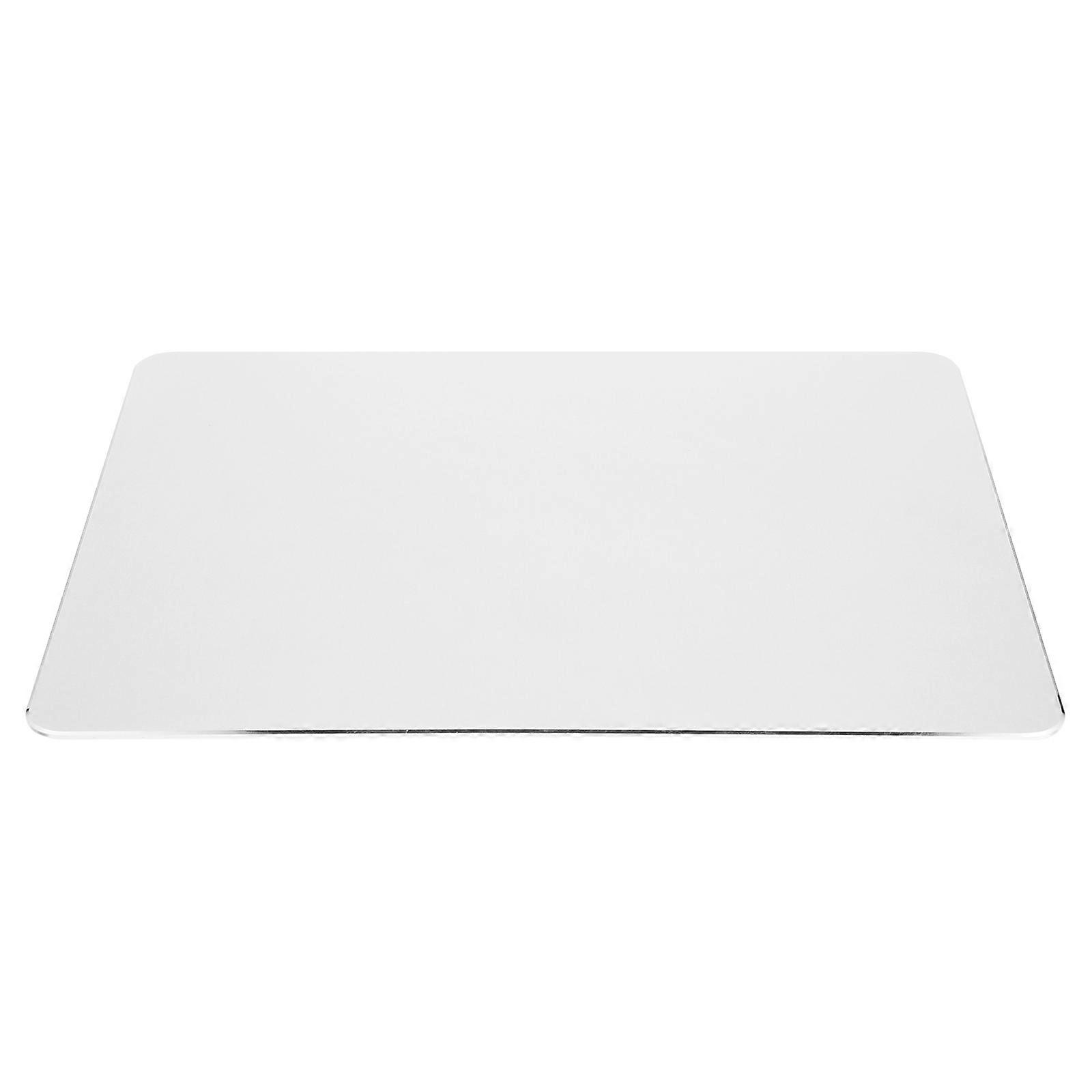 Aluminum Mouse Pad Hand Pressure Reduction Office Use Ergonomic Design 22x18cm 1Pack