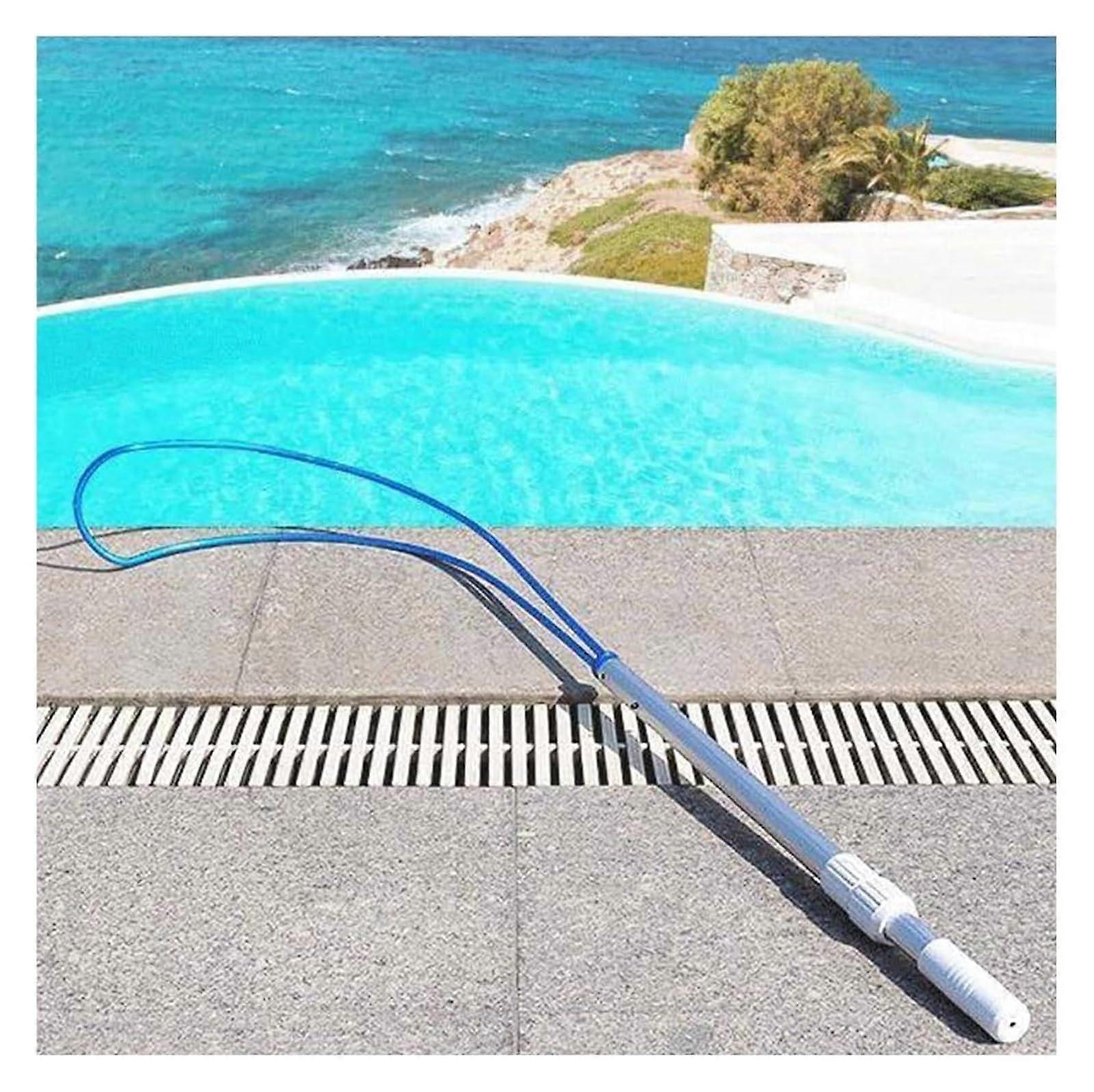 Pool rescue hook rescue pole, rescue hook for swimming pools, rescue of drowning swimmers, adjustable telescopic rescue pole (H 1 m/3.3 ft)