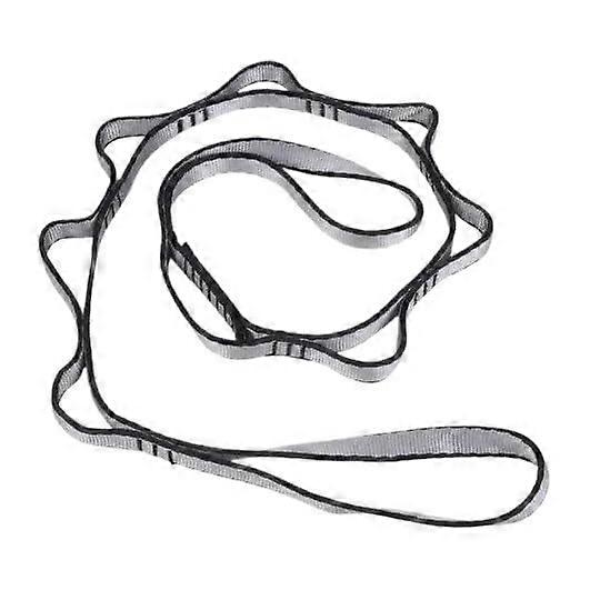 Yoga Gurt YogaBelt, StretchBelt, Extension belt for Aerial Yoga Yogabelt(Silvery 8 Rings)
