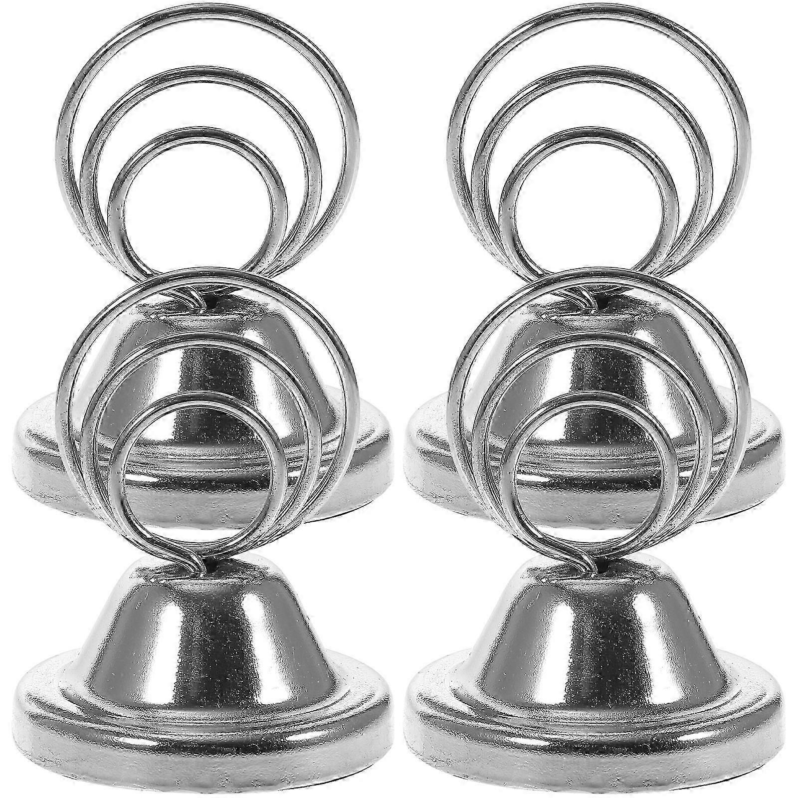4Pcs Table Number Holders - Table Sign Stand, Place Card Holder, Menu & Memo Clips for Weddings & Events