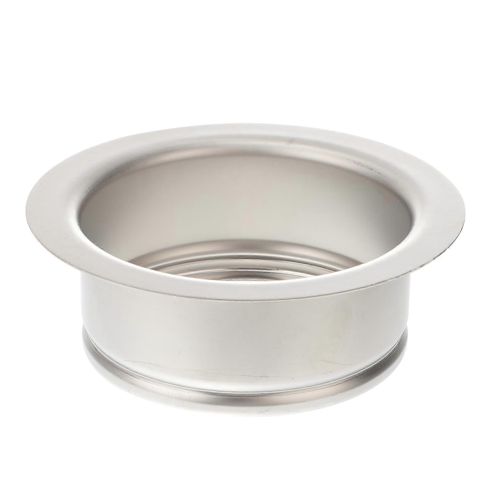 Sink Drain Kit Garbage Disposal Accessory Home Kitchen Use Square Stainless Steel Tight Seal 2Pcs