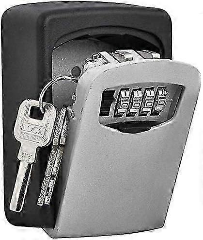 Wall Mounted Outdoor Metal Combination Padlock Key Box Storage Box