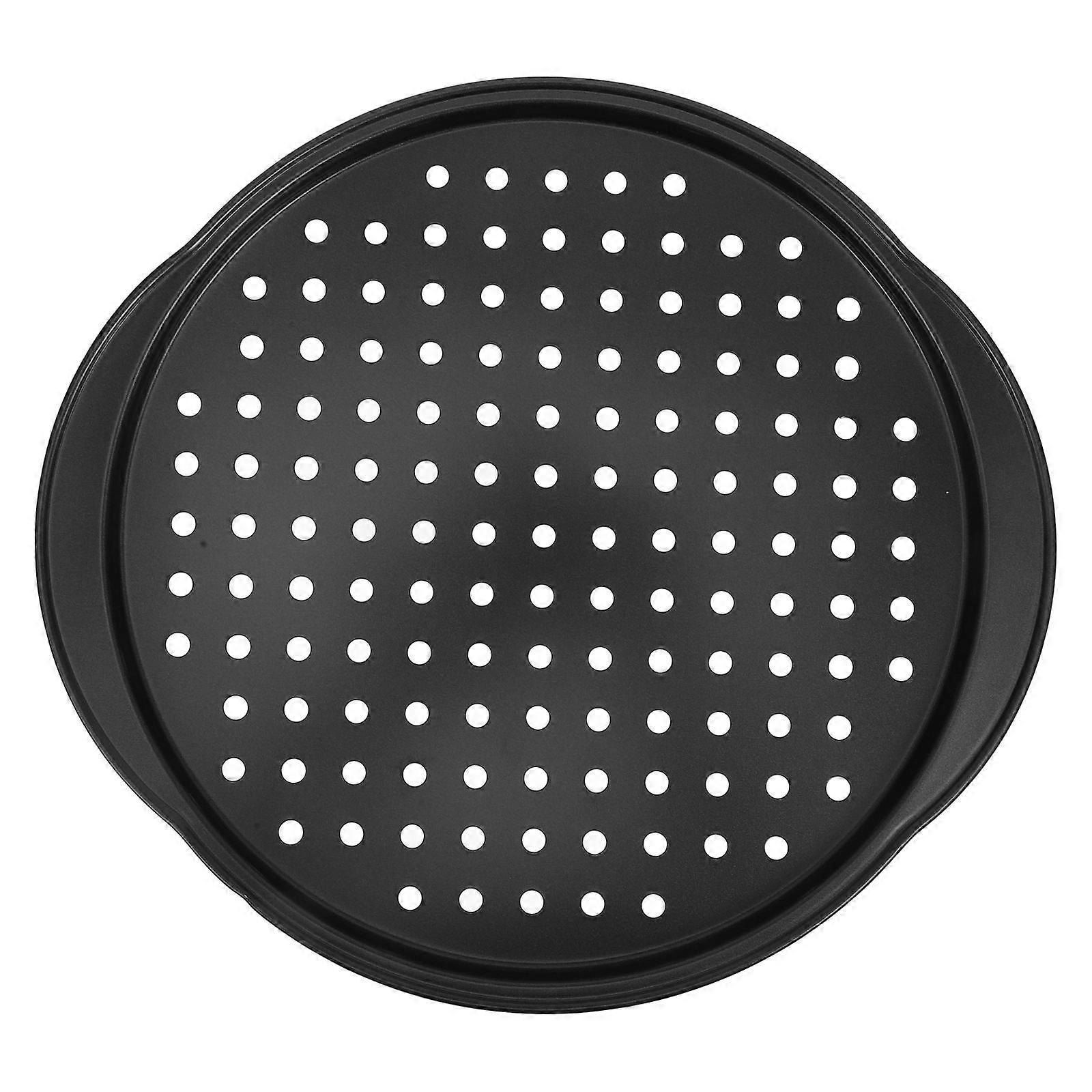 Nonstick Baking Tray Pizza Baking Pan Home Users Baking 35.00X29.00X1.50CM Perforated for Even Heating 1Set
