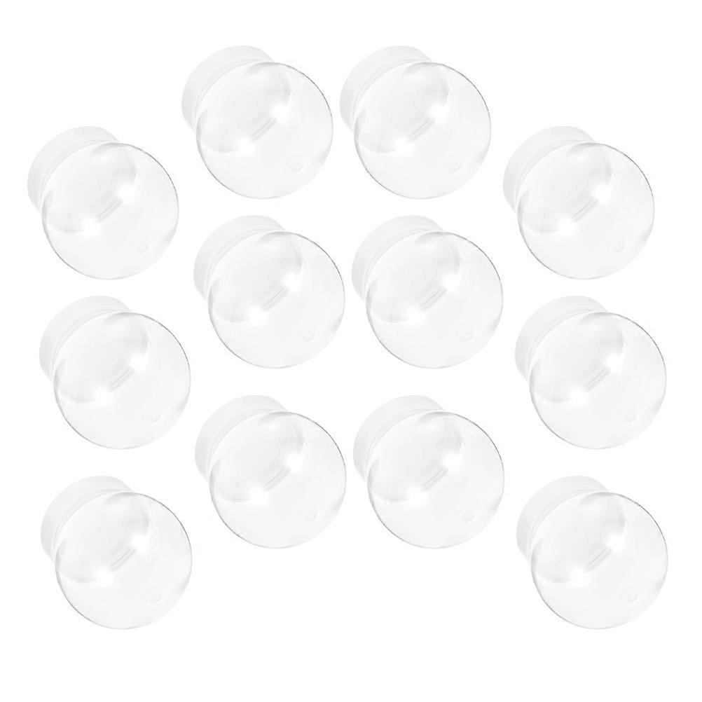 Clear Plastic DIY Water Globes Snow Globe Craft Kit for Unique Holiday Decorations – 12pcs Creative Craft