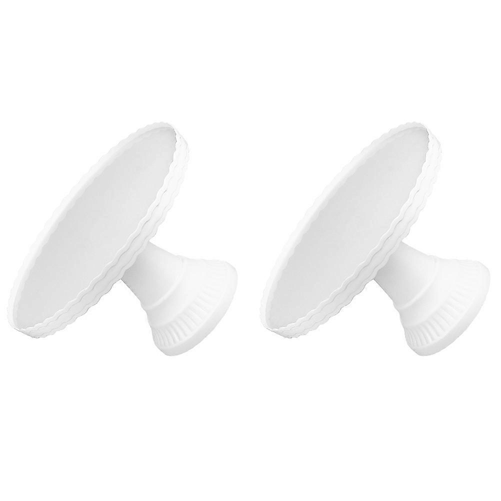 Cake Display Stand Elegant Design Dessert Presentation White 33X33X20cm Reusable 2Pcs