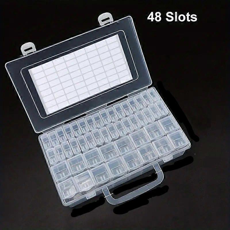 The storage box is divided into small seed boxes, plastic storage tissue boxes and 48-compartment storage boxes