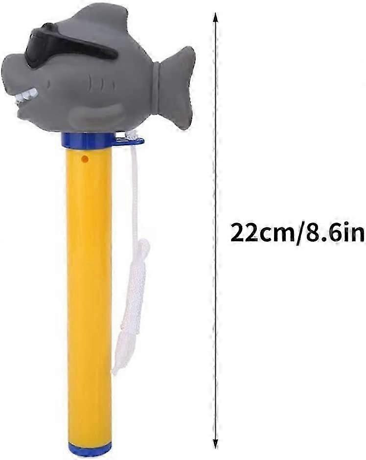 Pool Temperature Sensor Water Temperature Temperature Cartoon Shark Shape with String for Swimming Pool Spa Pond Pond Bathing Accessories Temperature
