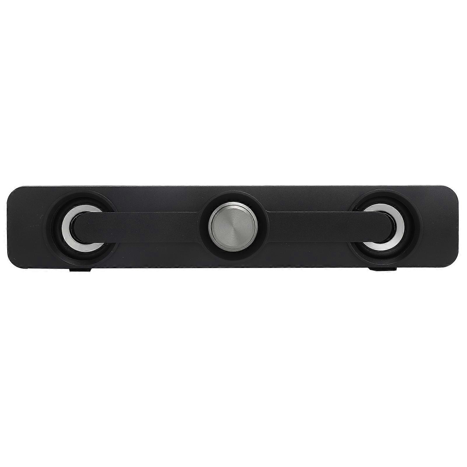 Bluetooth Computer Speaker Subwoofer USB Large Volume for Home Party Dorm Black