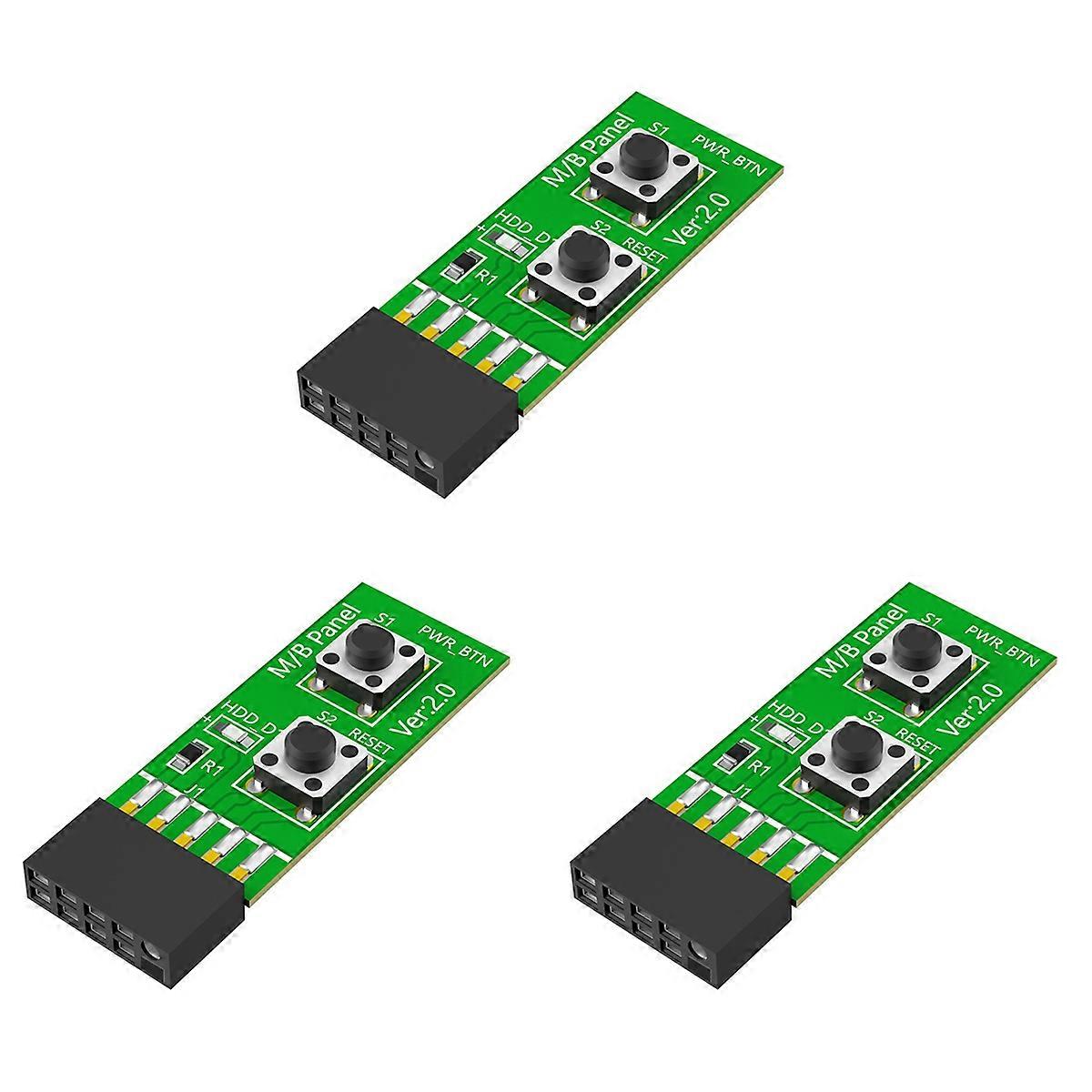 2x5 Pin Reset/Power on/OFF Switch Board Adapter