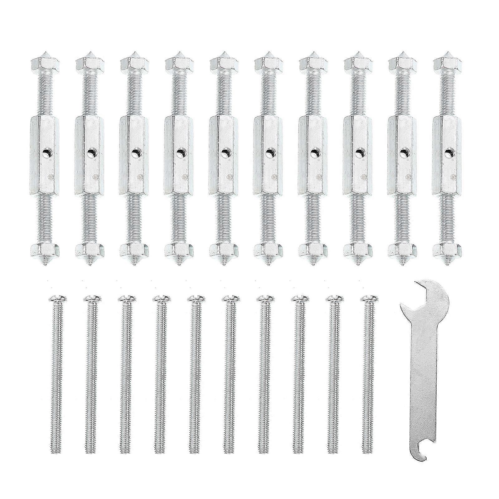 10 Sets Durable 86 Type Electrical Box Repair Kit Switch Socket Junction Box Repairer Switch