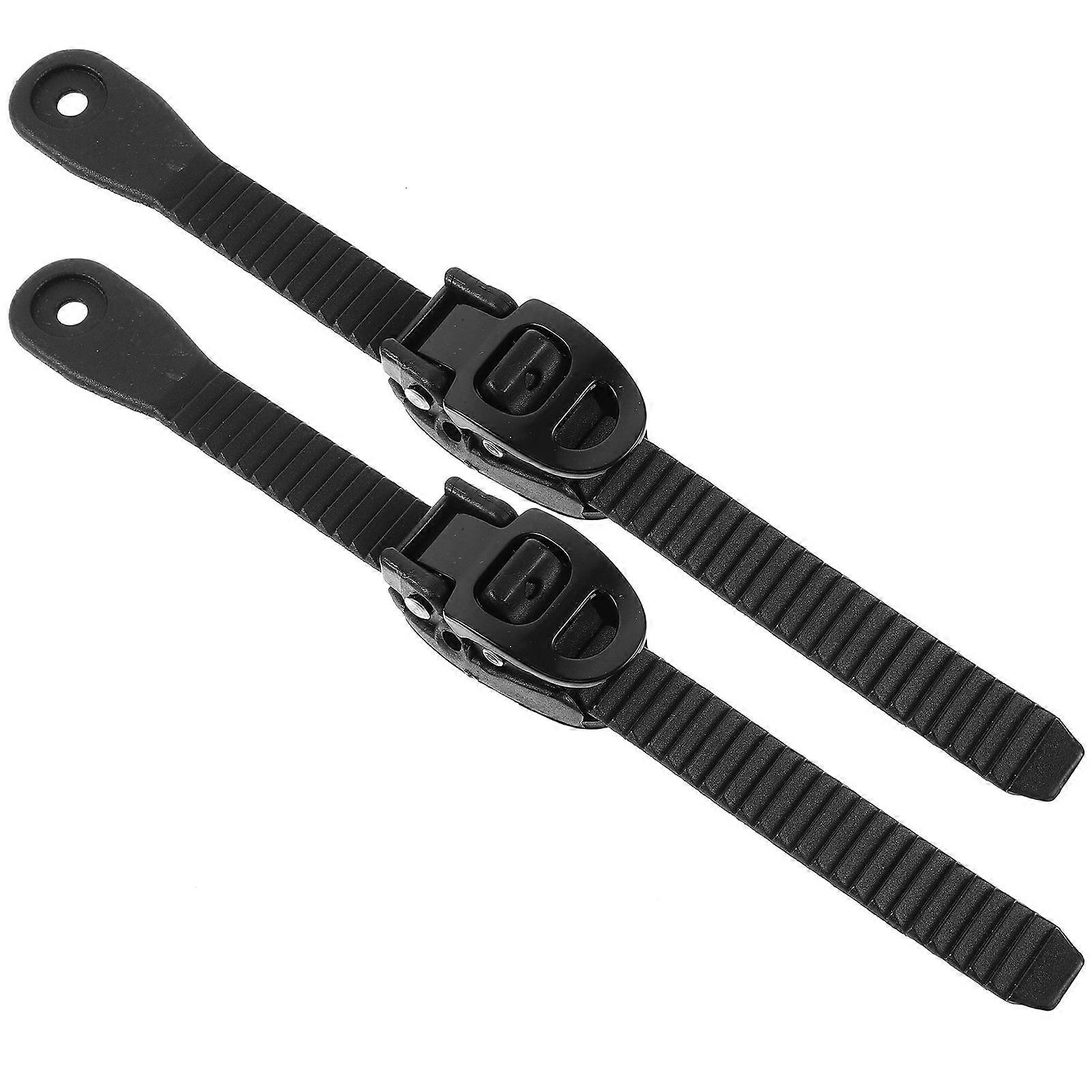 2 مجموعات من أشرطة التزلج على الجليد تحديد مشبك الأشرطة تزلج العالمي مشبك الأشرطة الأسطوانة تزلج الملحقات