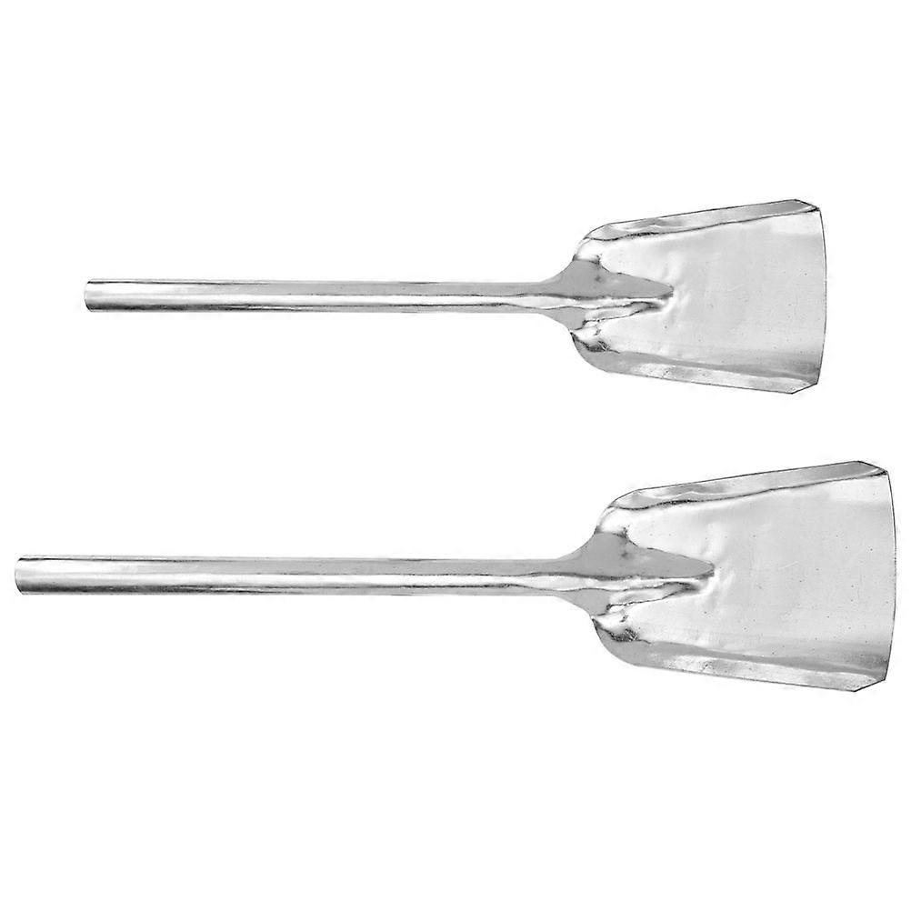 Multi-Function Tool Spade Metal Fireplace Tools Adults Home Heating Iron Scooping Ashes 2Pcs