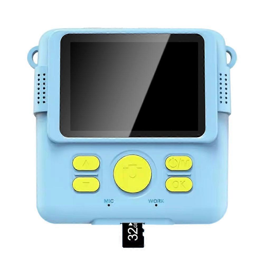 Instant Print Camera for Kids Zero Ink Print Photo Camera with 32G TF Card