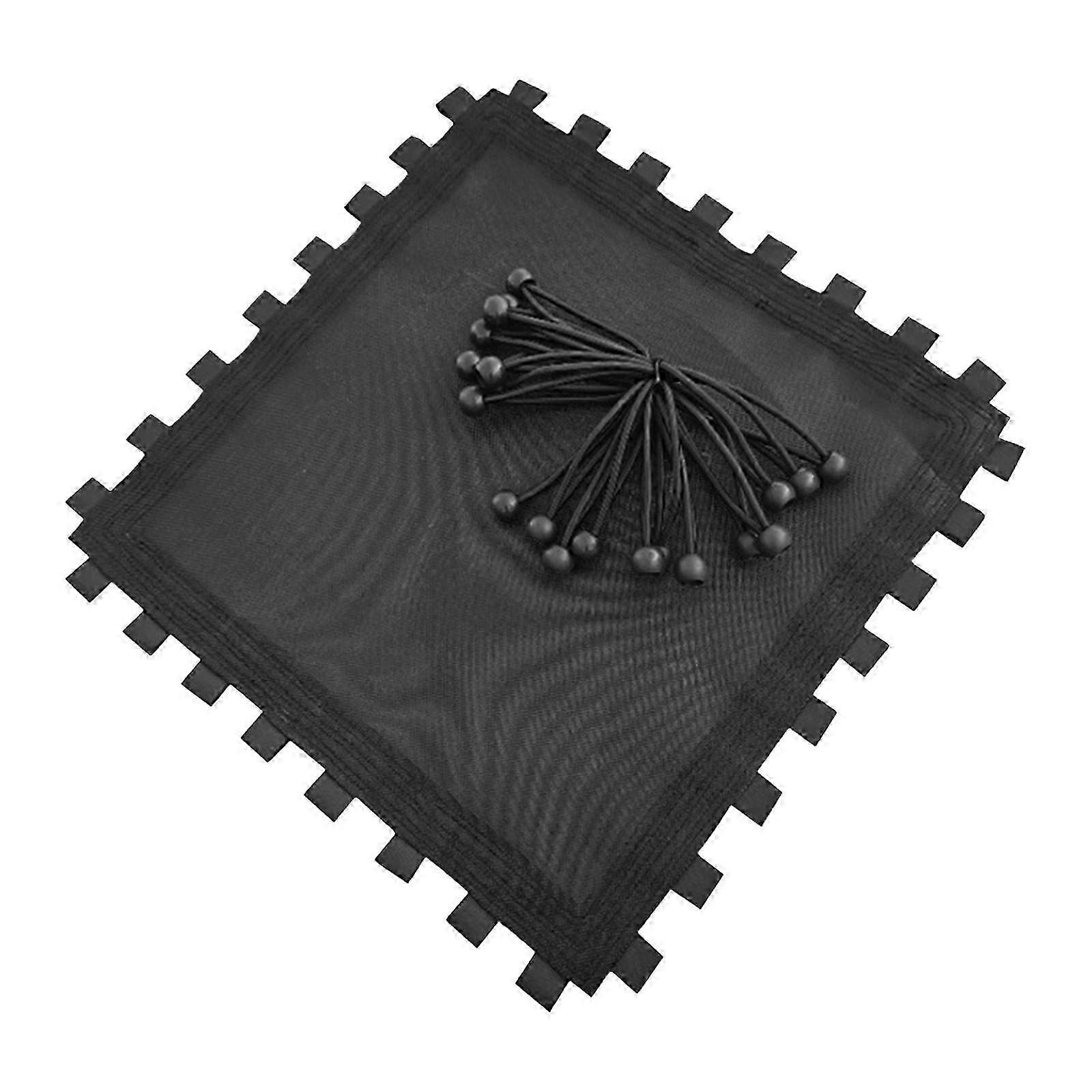 Exercise Trampoline Pad with Bungee Ropes and Elastic String for Outdoor Workout Activities