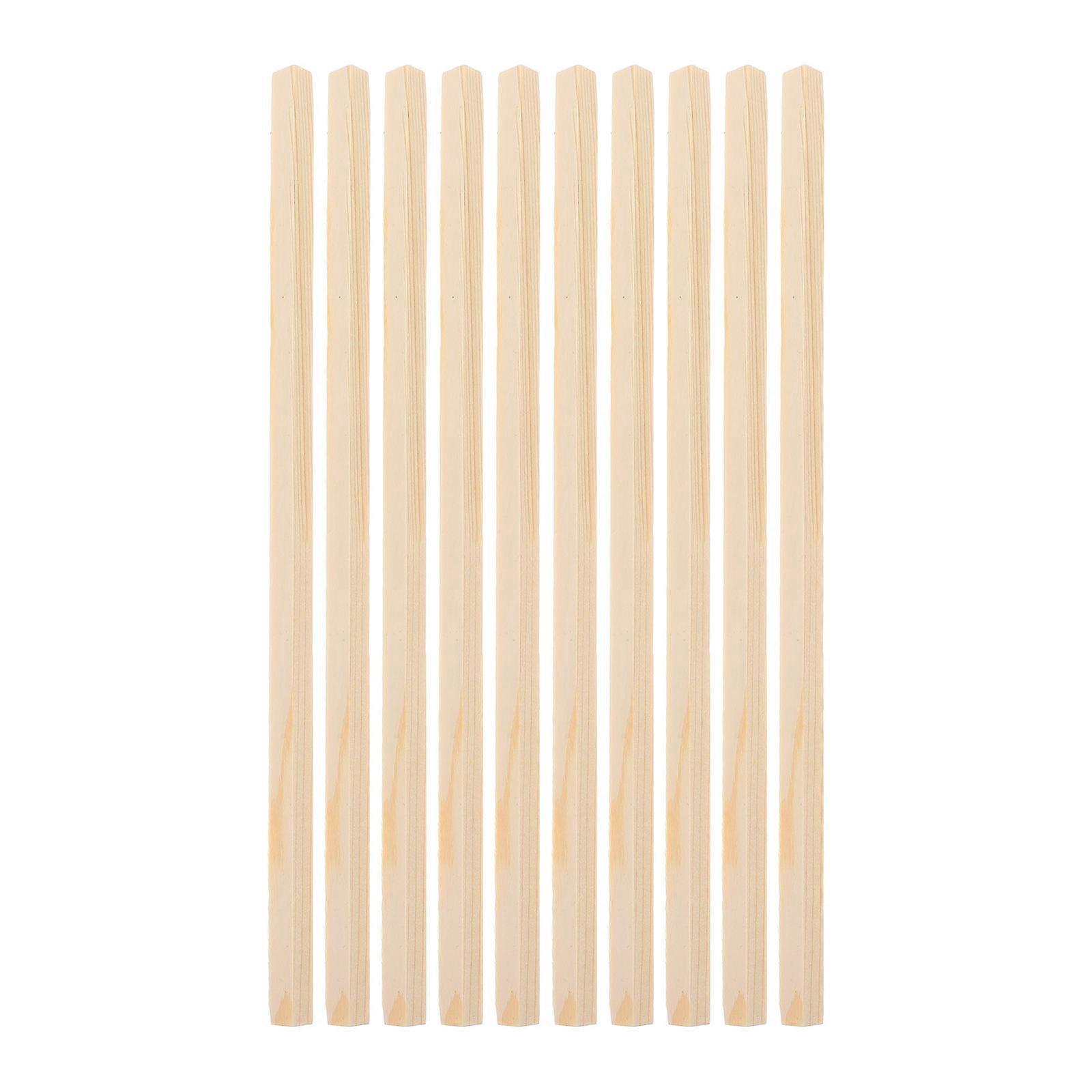 Window Trim Decor Stick Molding Trim for Homeowners and DIY Occasions Wood Color 10Set