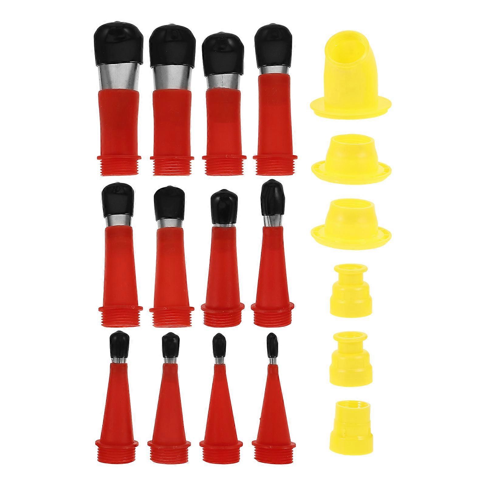 Caulk Finishing Tool Caulking Nozzle Set Maintenance Nozzle Shape 18-Piece Set