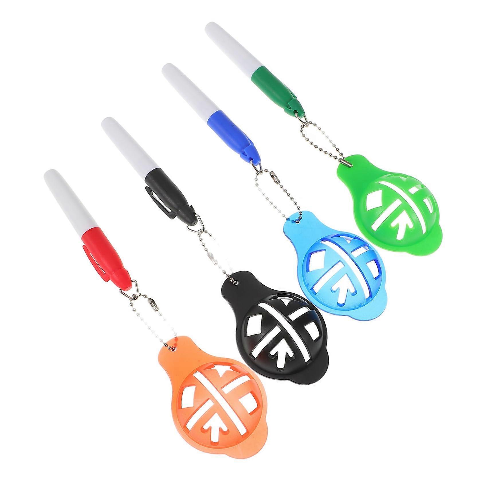 Ball Line Marker 4-Piece Set With Marker Base, Ball Scribe, Template, Drawing Alignment Tool