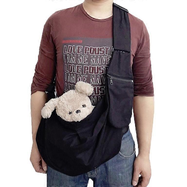 Pet Carrying Rucksack Shoulder Strap Adjustable Pet Outing Diagonal Bag