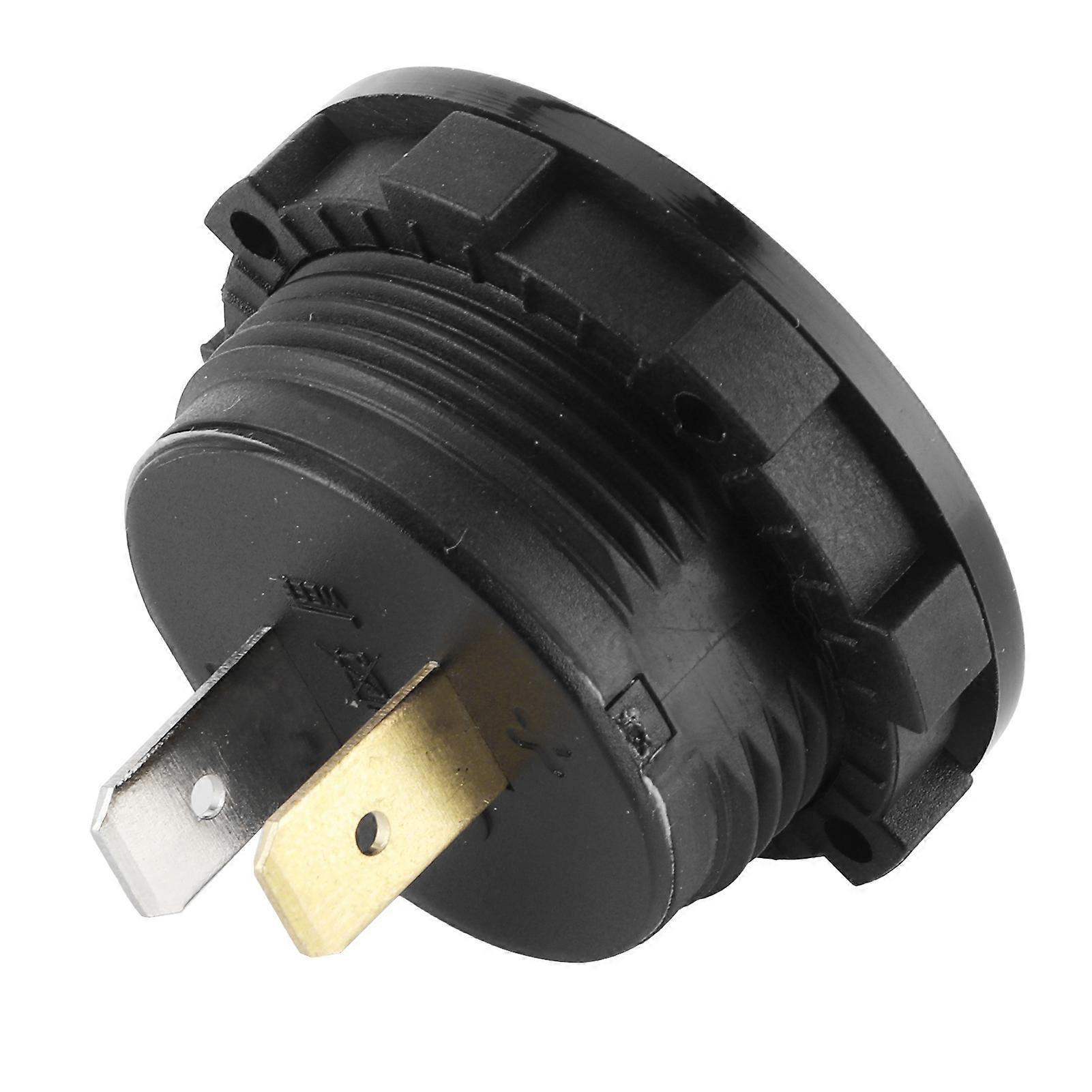 4 Gang Switch Panel Push Button for DRL LED Driving Recorder Fog Lamp 12‑24V Fit for Camry/Yaris/Highlander