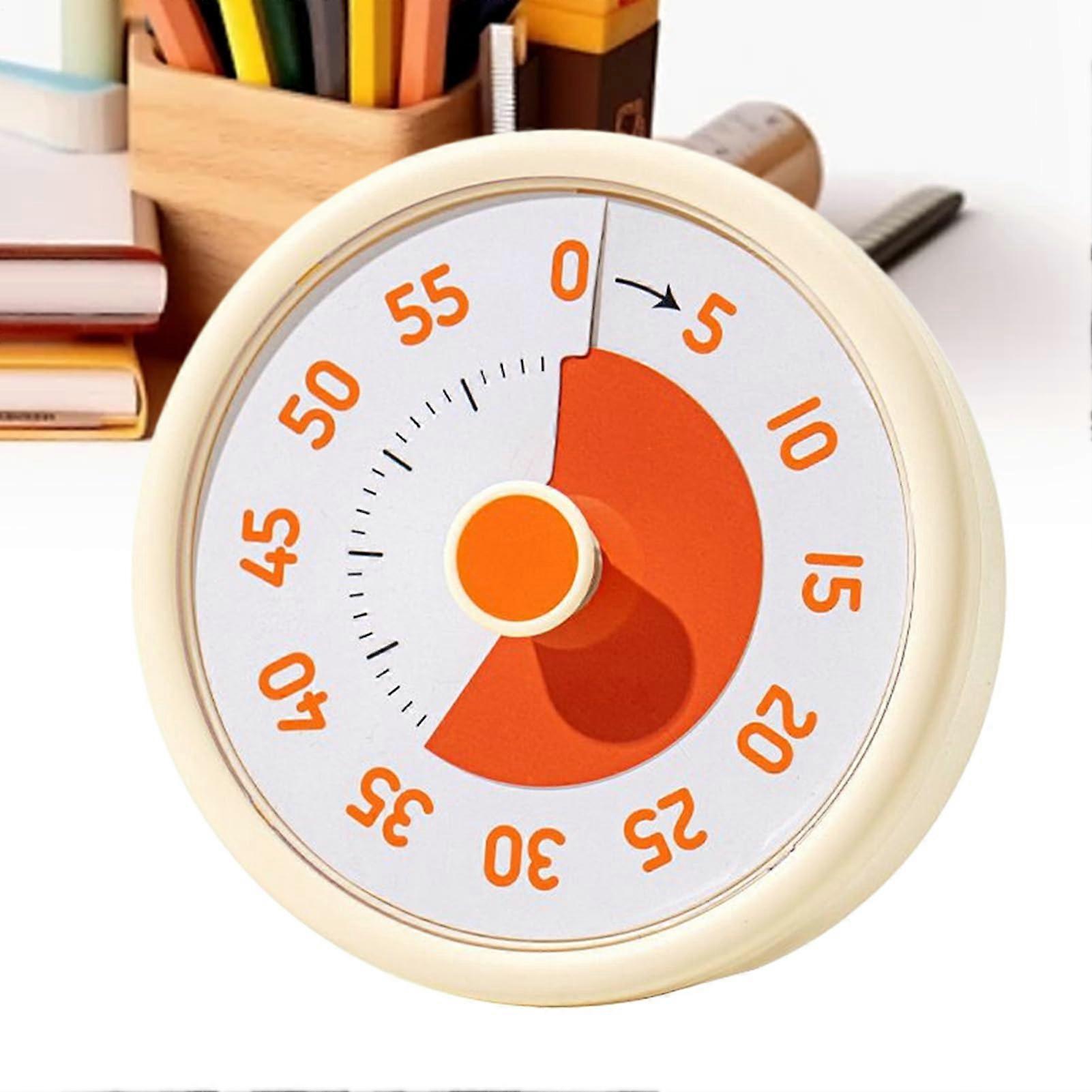 Visual Timer for Classroom  Rainbow Kids Timer with 60Minute Alarm Countdown  Yellow