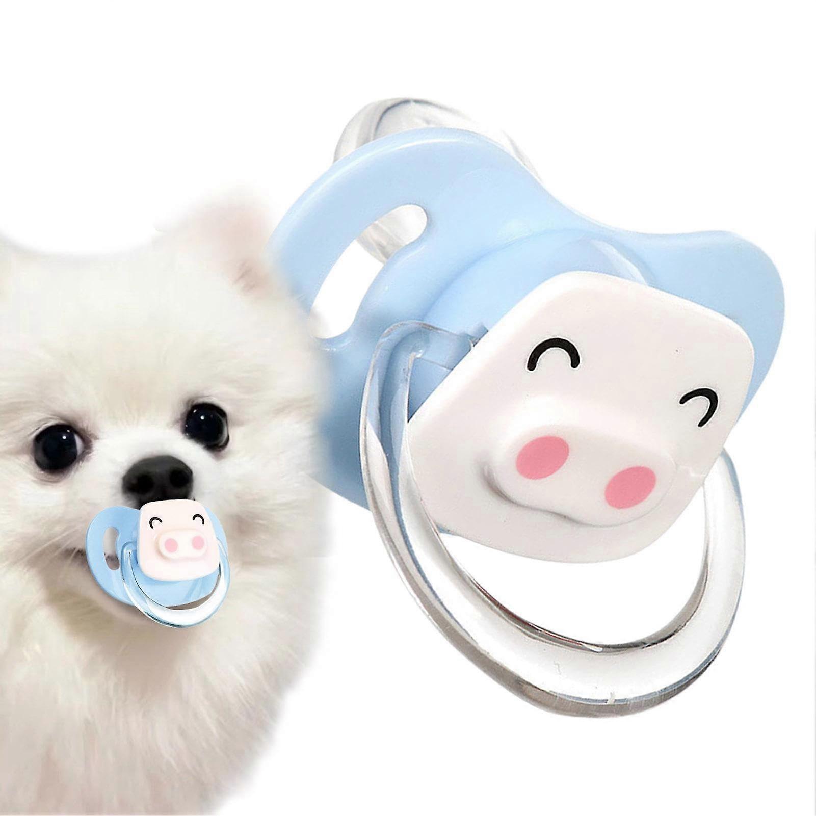 Chew Toys for Dogs  Chew Toys for Small Puppies, Pacifier  Pet Pacifier, Kitten Toy, Puppy Pacifier, Chew Toy for Small Dogs, Cats blue