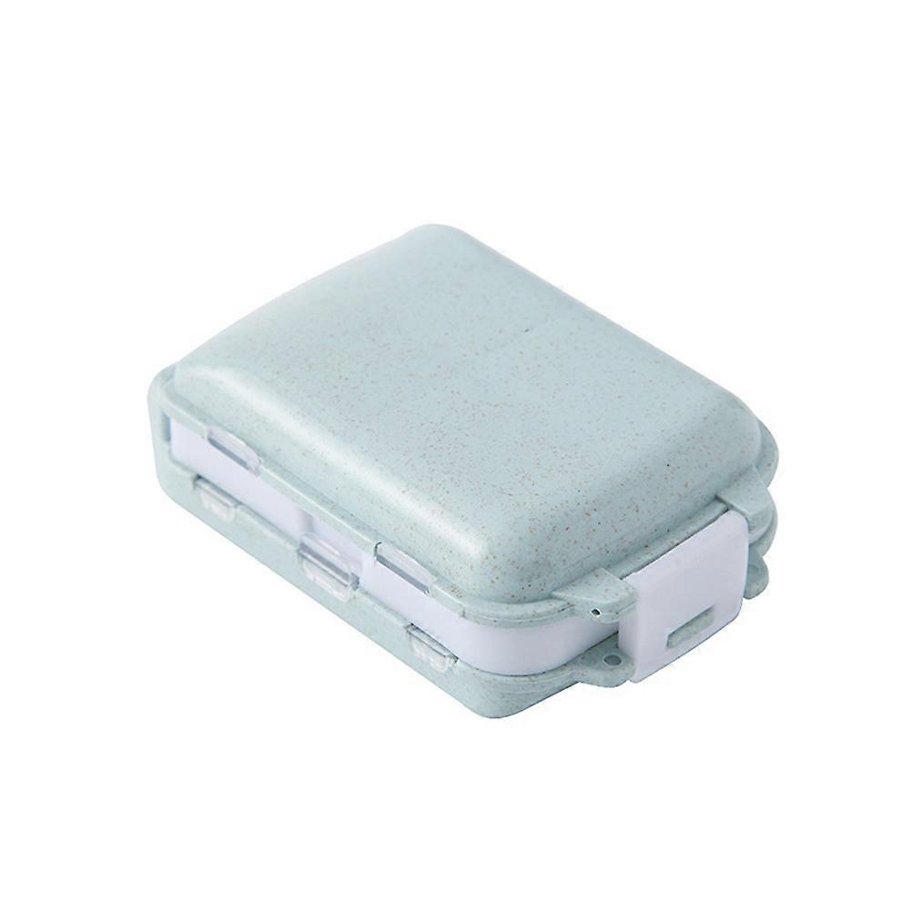 Medication Organizer Travel Case Sturdy Pill Container Waterproof 1Set Blue