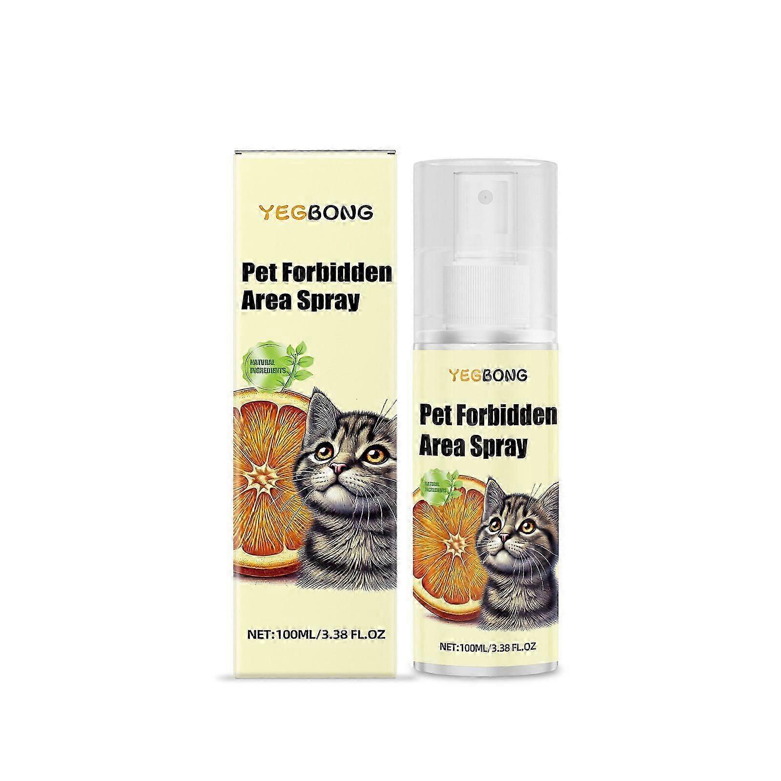 Cat Deterrent Spray 100% Natural Cat Spray Deterrent for Urine Marking & Scratching - Safe to Use Around Children and Pets, Safe for Use on Furniture