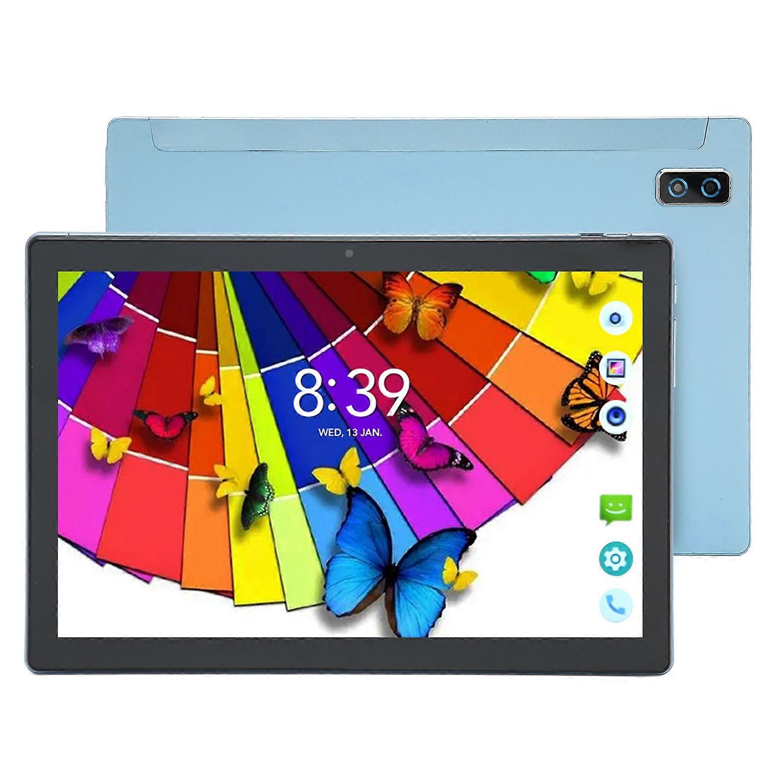 10 Inch Tablet 8GB RAM 128GB ROM Octa Core 8800mAh 3 Card Slots Office Tablet With Mouse RGB Keyboard
