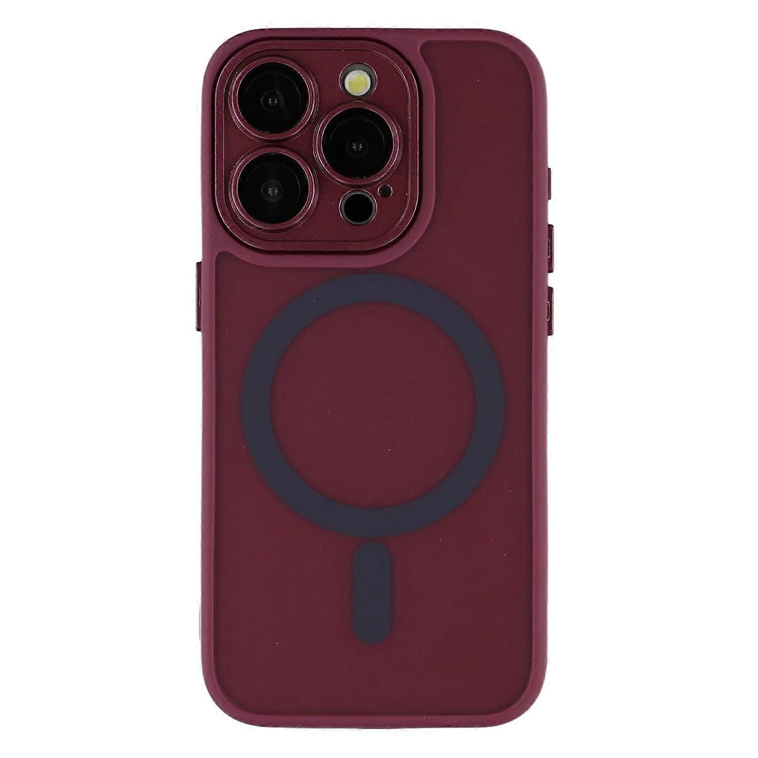 Do etui iPhone 13 Pro Max kompatybilne z MagSafe PC + matowa osłona telefonu z TPU ze szklaną folią na obiektyw