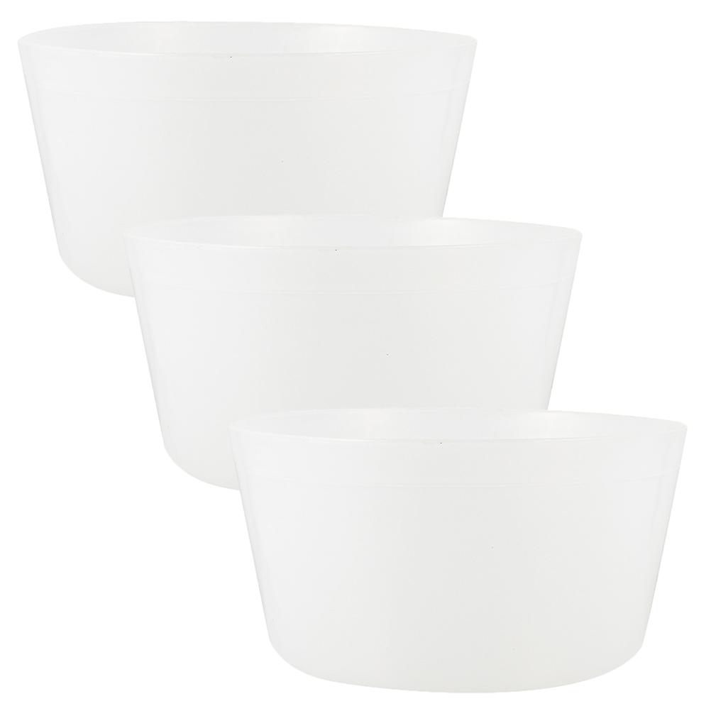 Sauna Bucket Liner Reusable Storage Container for Spa Use 18cm Bottom Diameter 3Pcs