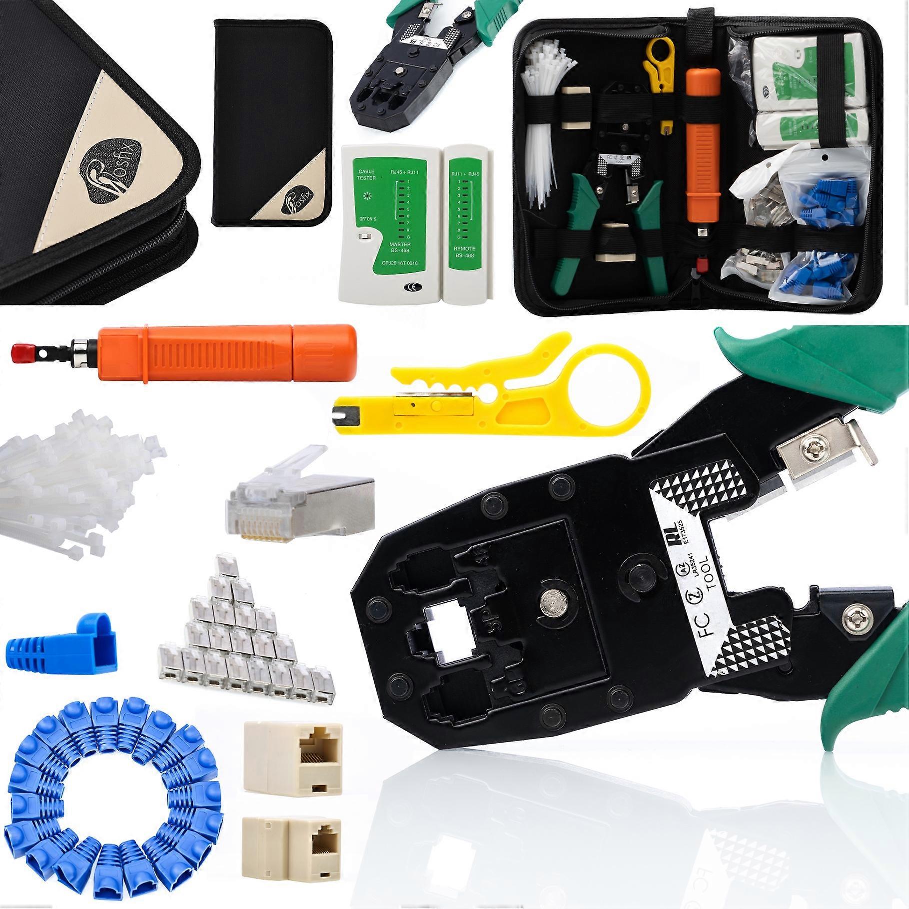 Rosfix Rj45 10-in-1 Network Installation Tool Kit – Professional | 146 pieces
