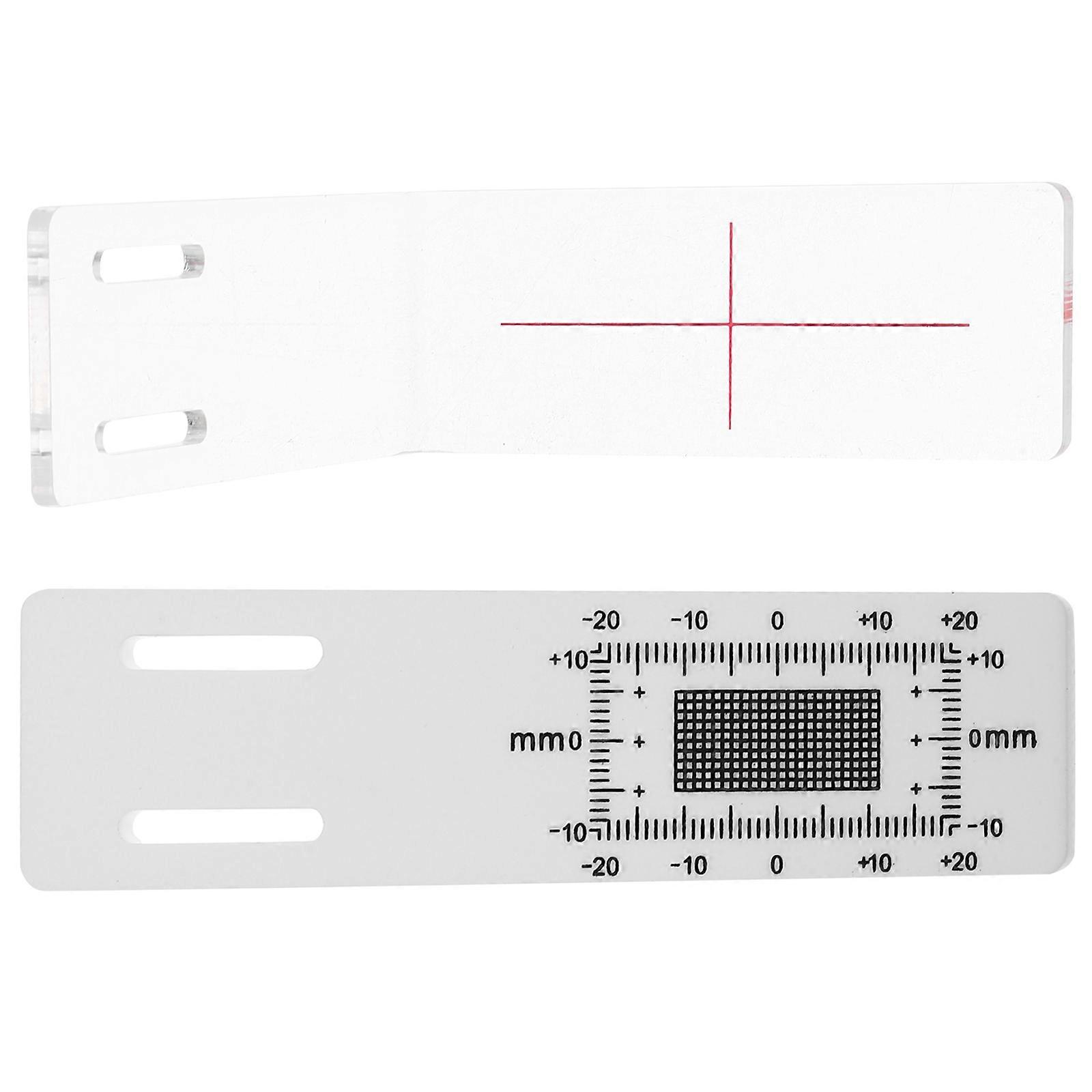 Plastic Ruler Crack Gaps Ruler For Construction Workers Multifunctional Teaching Ruler 1 Set