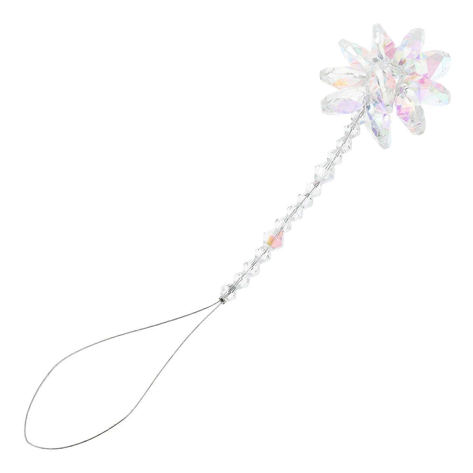 Suncatcher For Window Crystal Snowflake Pendant Homeowners Car Owners All-Match Style Windows Gardens 1Set