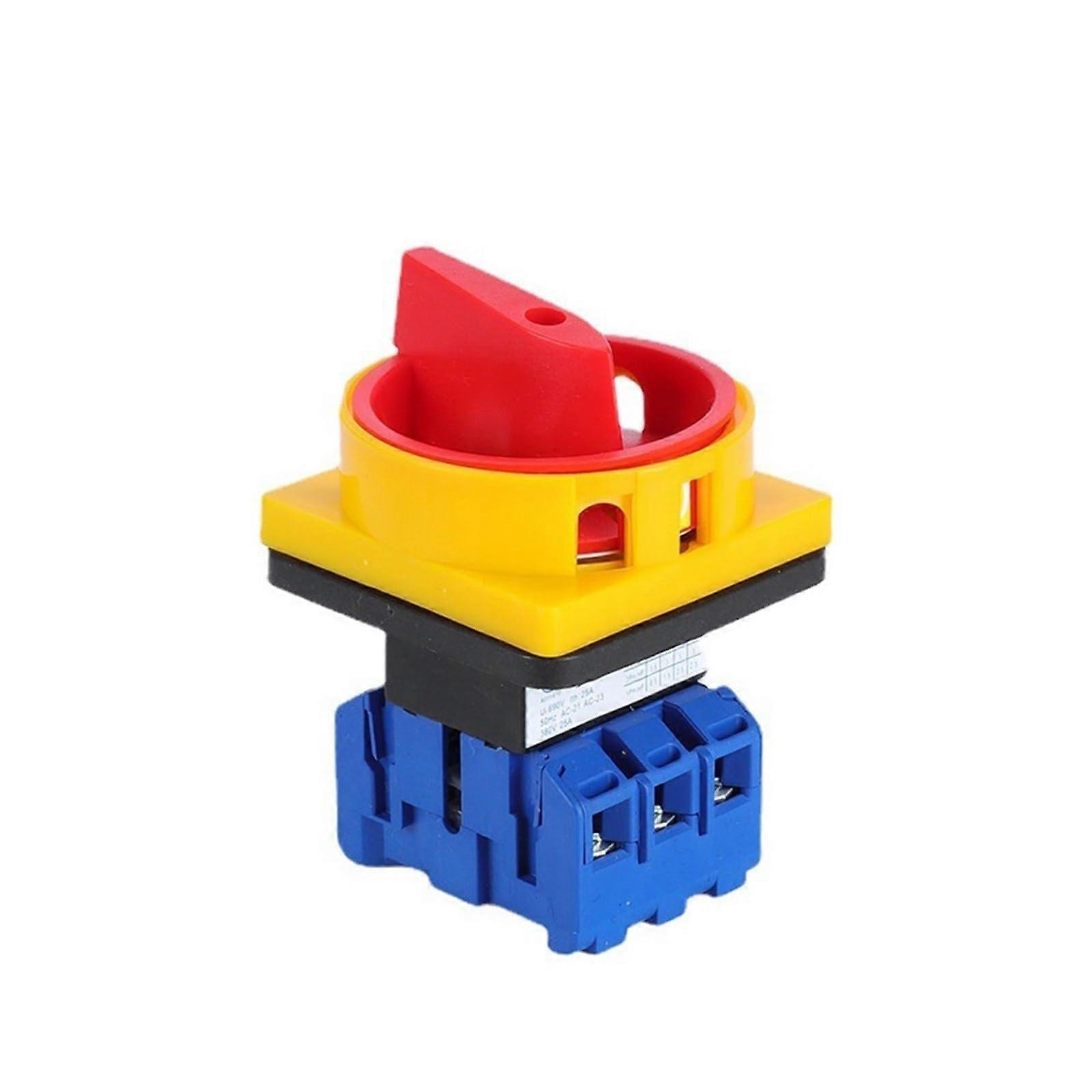 Isolator Switch YMD1140A 690V Power Control 3/4P Changeover Cam Switches 6/8 Terminal (40A 3P)