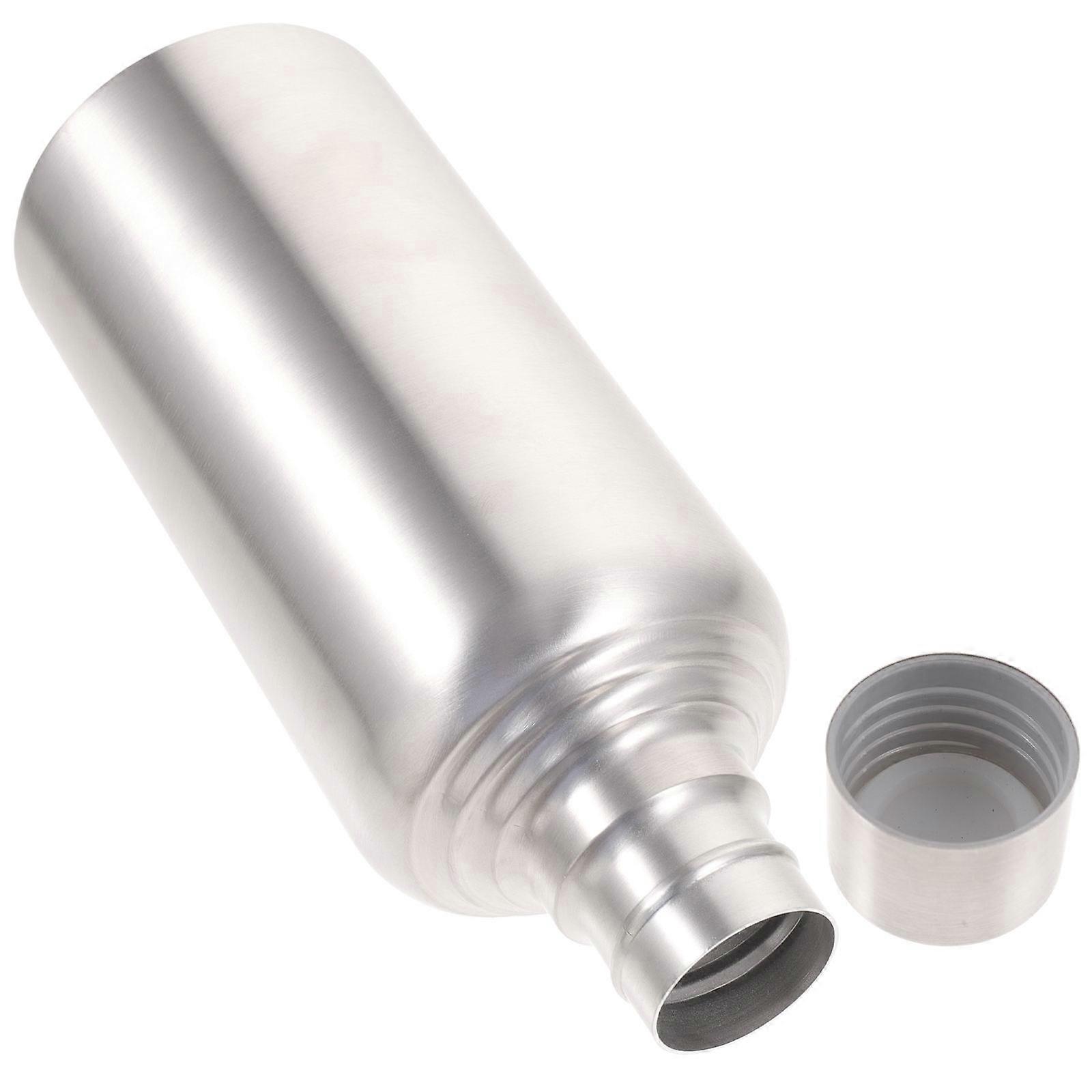 Portable Stainless Steel Wine Flask for Storage Simple and Stylish Silver Compact Size Lightweight