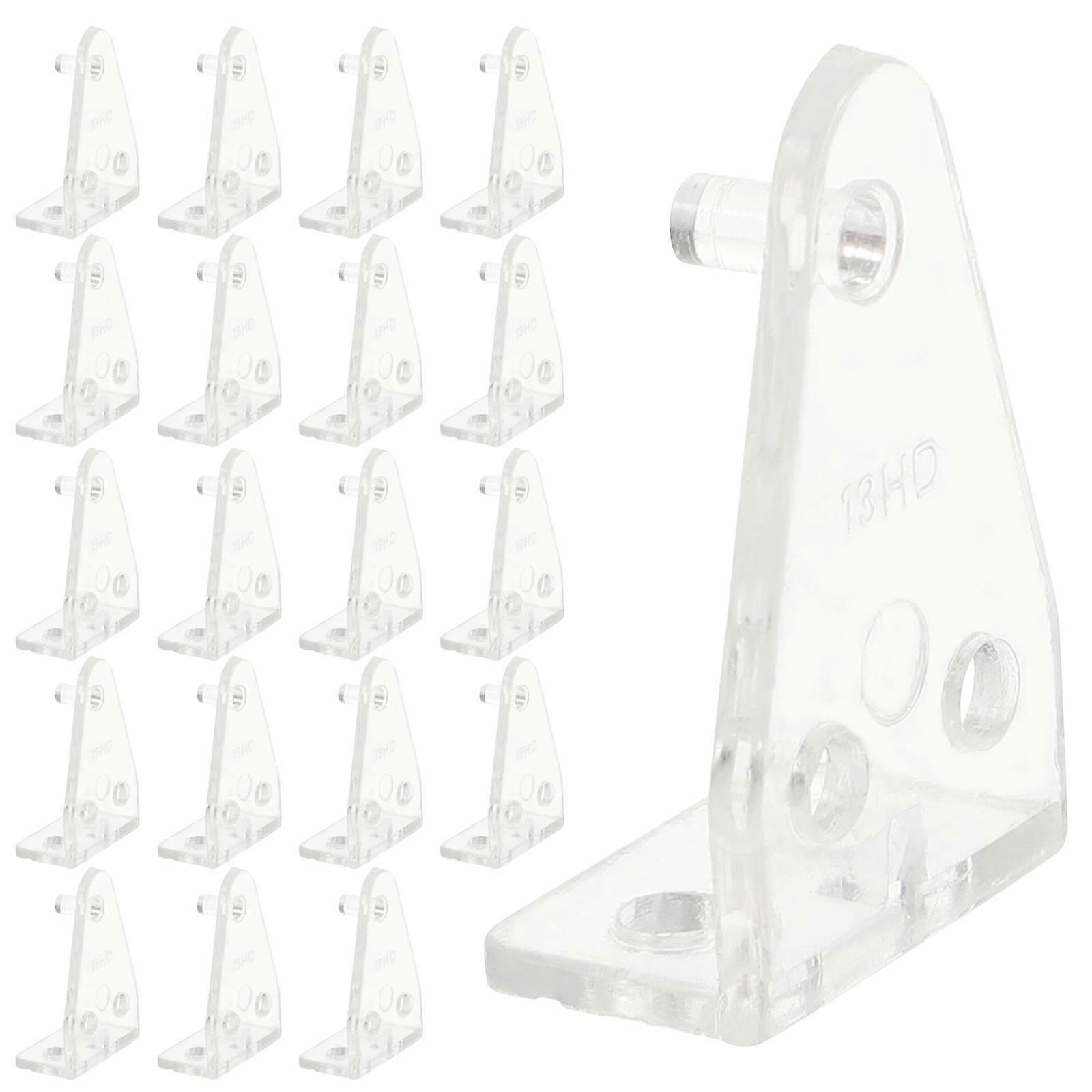 20pcs Transparent Blinds Hooks, Easy Install Plastic Curtain Clips, Reliable Fixing Accessories for Blinds, No Tools Needed, Fits Various Designs