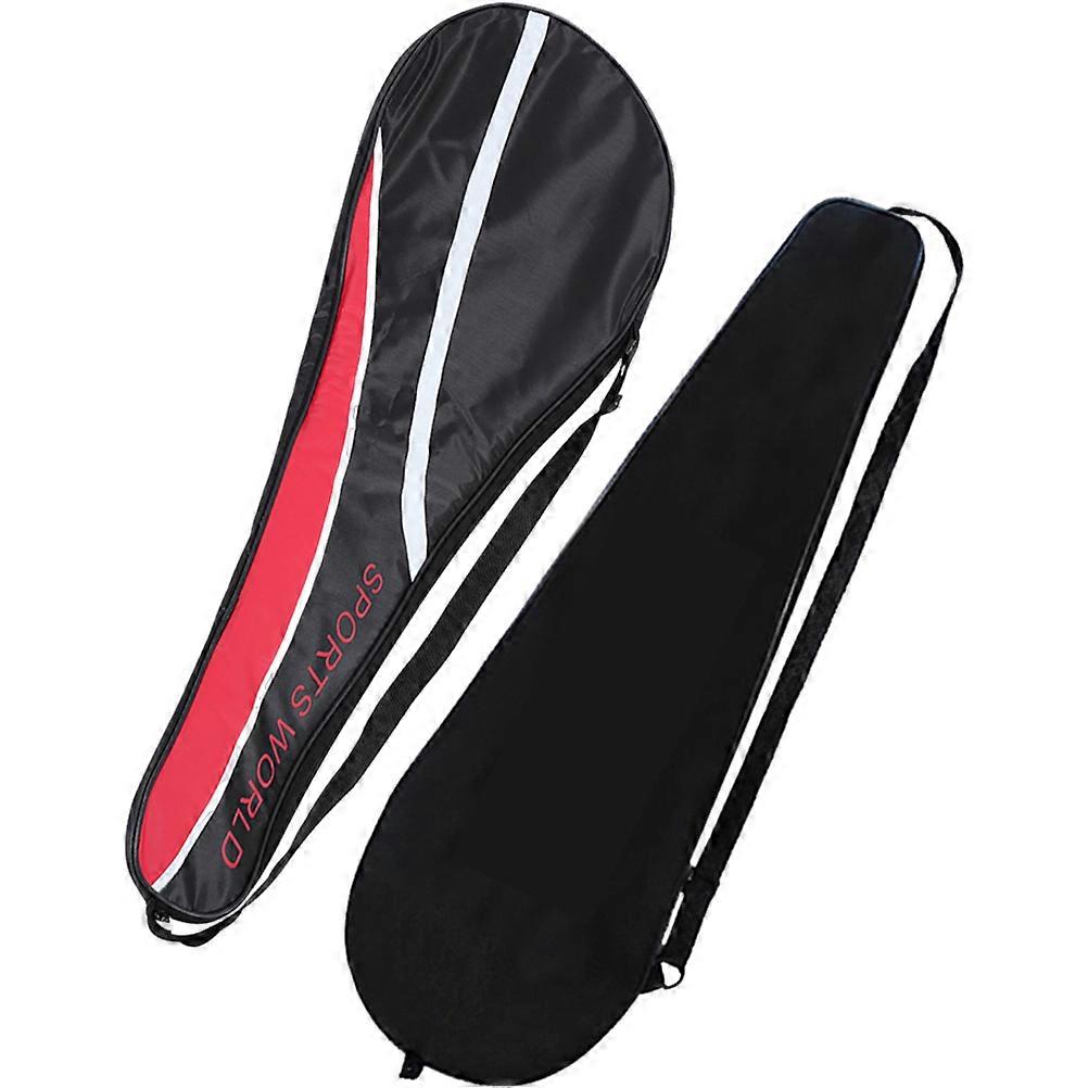 Badminton Racket Storage Bag 2pcs Set – Durable Oxford Cloth Pouch for Lightweight Carrying Outdoor Sports Use