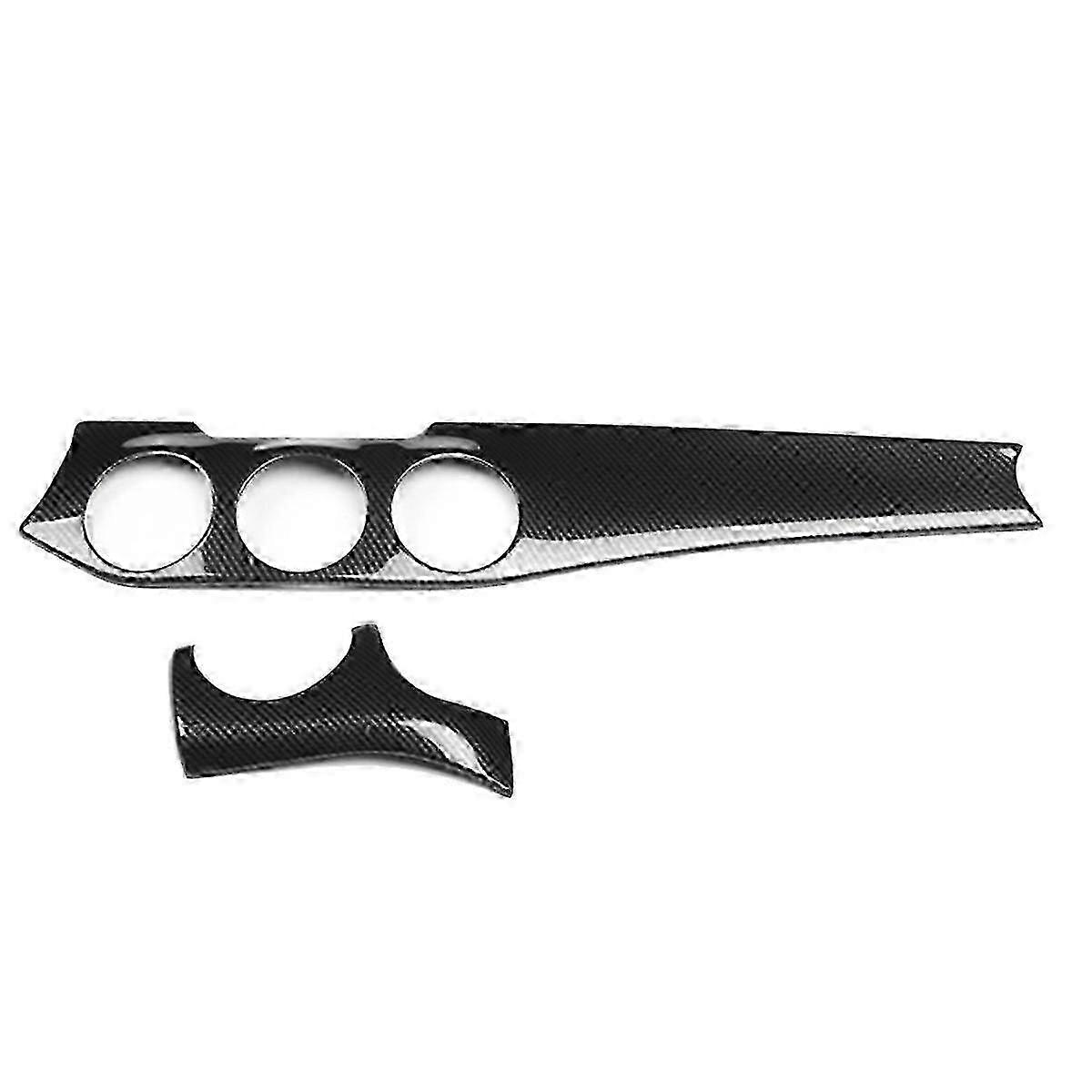 2Pcs LHD Center Console Dash Air Condition Vent Panel Trim Strip for W176 CLA C117 GLA X156 2013-20 DS