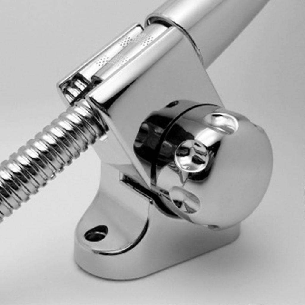 Adjustable Bracket Handheld Rain Shower Head Wall Mounted ABS Chrome Bathroom Universal Shower Bracket