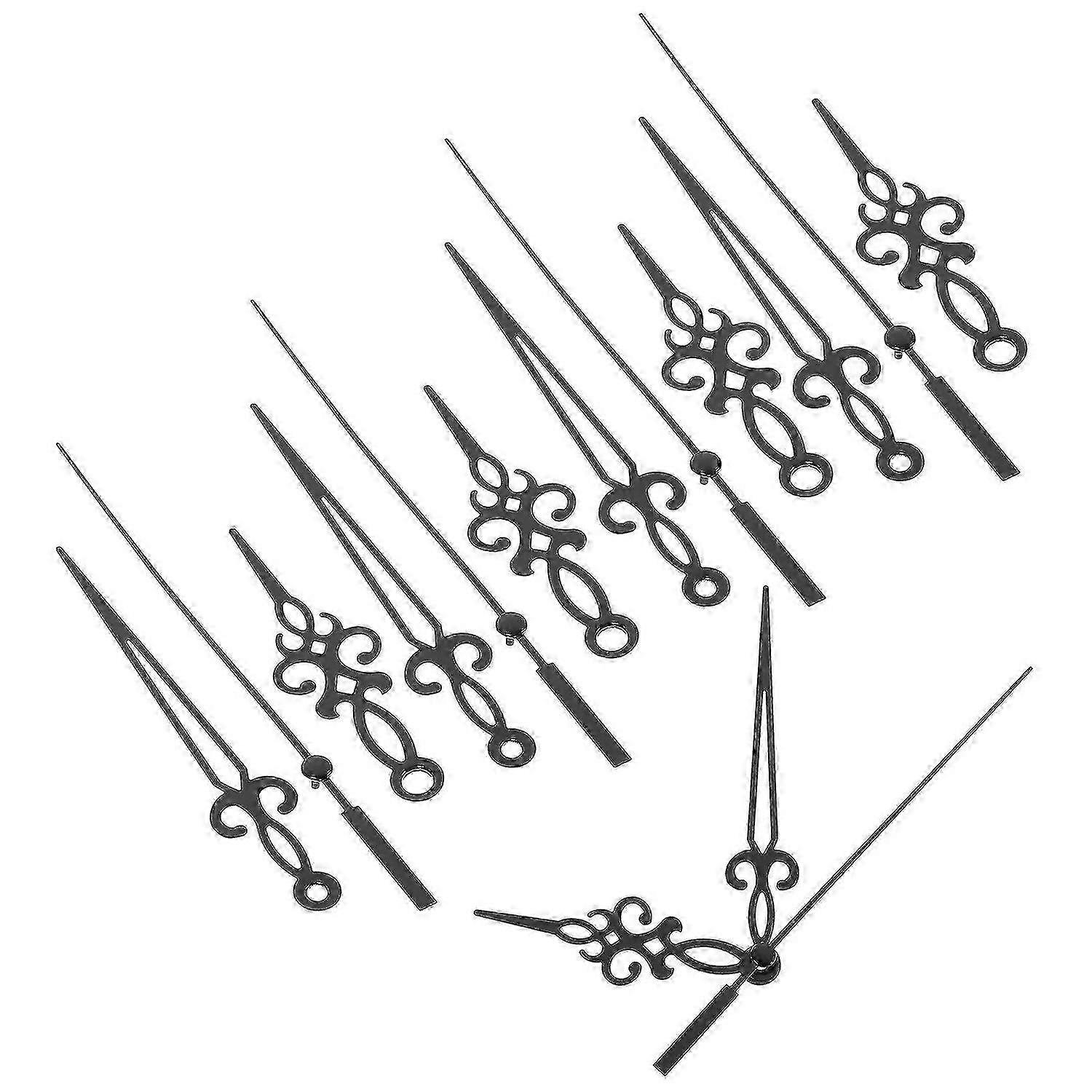 10 Sets of DIY Mute Clock Hands Replacement - Repair Parts for Wall Clocks & Clockmaking Projects