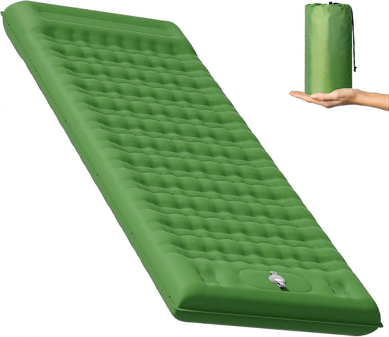 2025 Latest Model Sleeping Pad 4.7" Extra Thick, Upgraded Reinforced Support