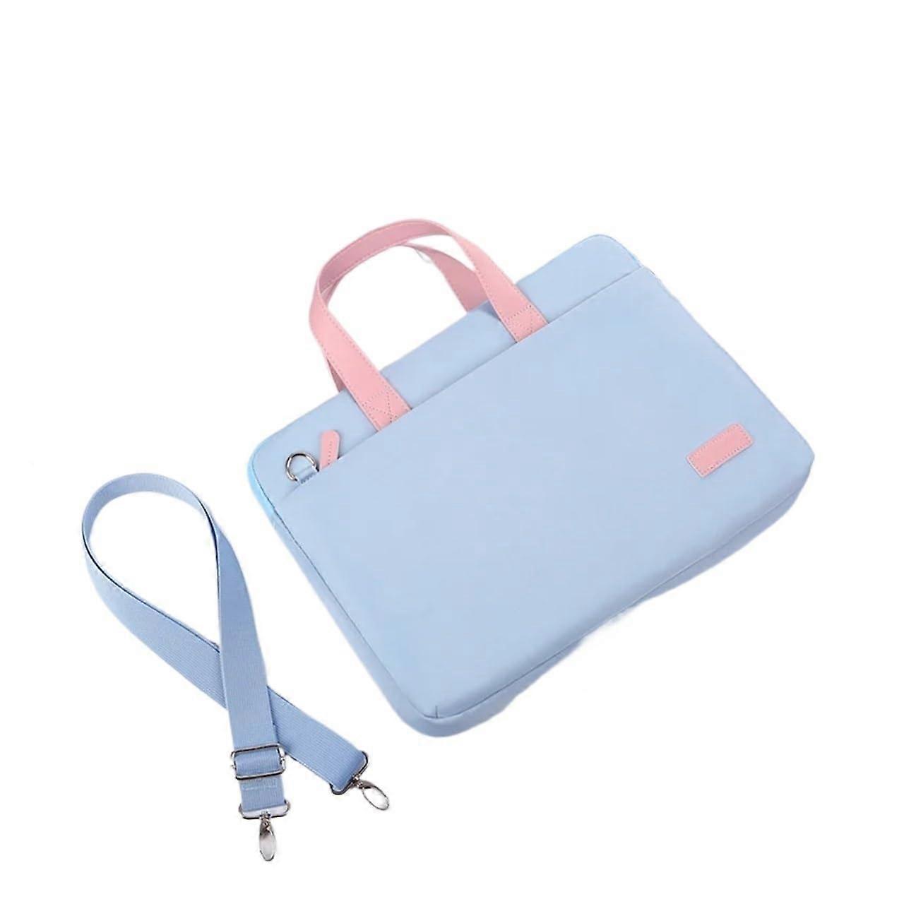 Lightweight Laptop Bag, Waterproof Messenger for 14/15 Inch Laptops (Blue)