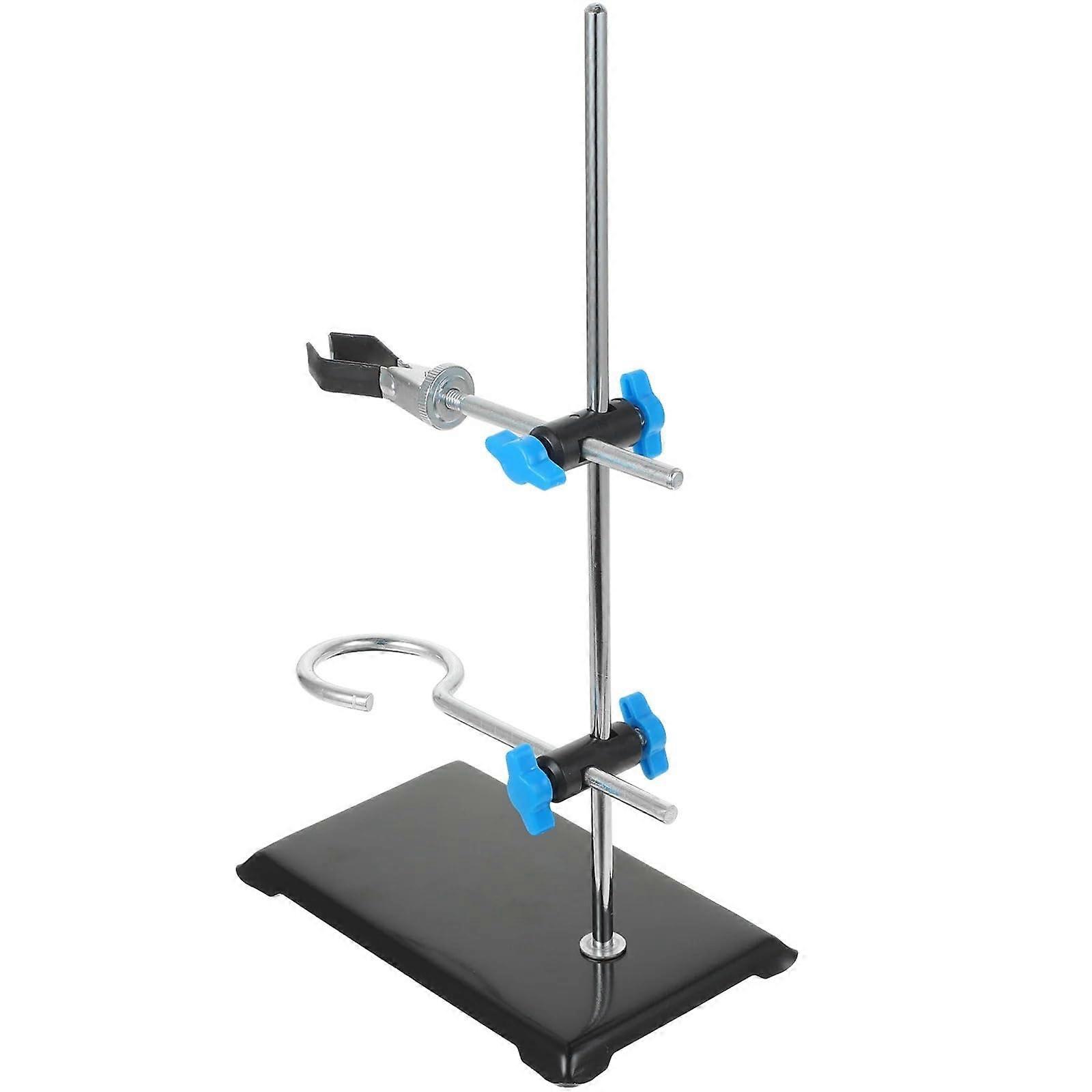 Laboratory Stand Retort Stand Clamp Mini Metal Rack for Chemistry Lab - Durable Metal Support Stand, Adjustable Height