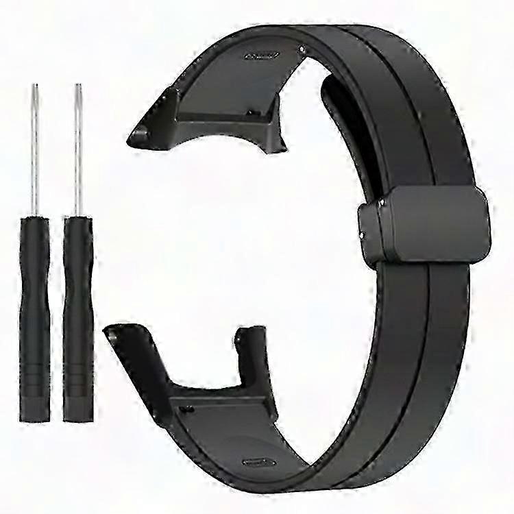 Soft Silicone Watch Band for Suunto Ambit3 Peak & Ambit2 with Magnetic Folding Clip