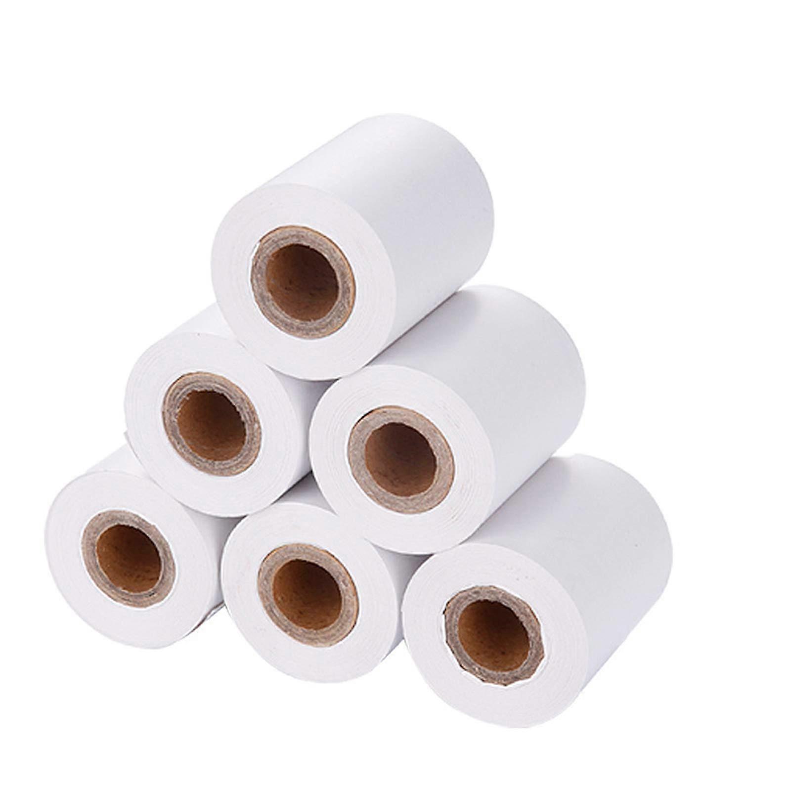 57 x 50 mm Thermal Printing Paper Rolls, 32 Single Ply Recyclable Rolls for POS Receipts in Restaurants and Supermarkets