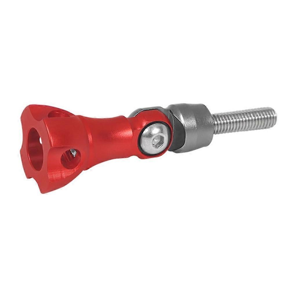 Stainless and lightweight long knurled screws, durability, M5 x 18, knurled screw for camera mounting, camera accessories, color: red.
